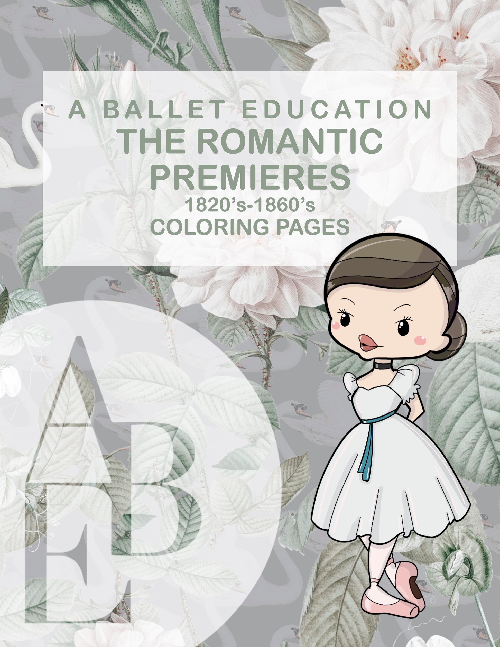 The Romantic Era Coloring Book (Digital Download)