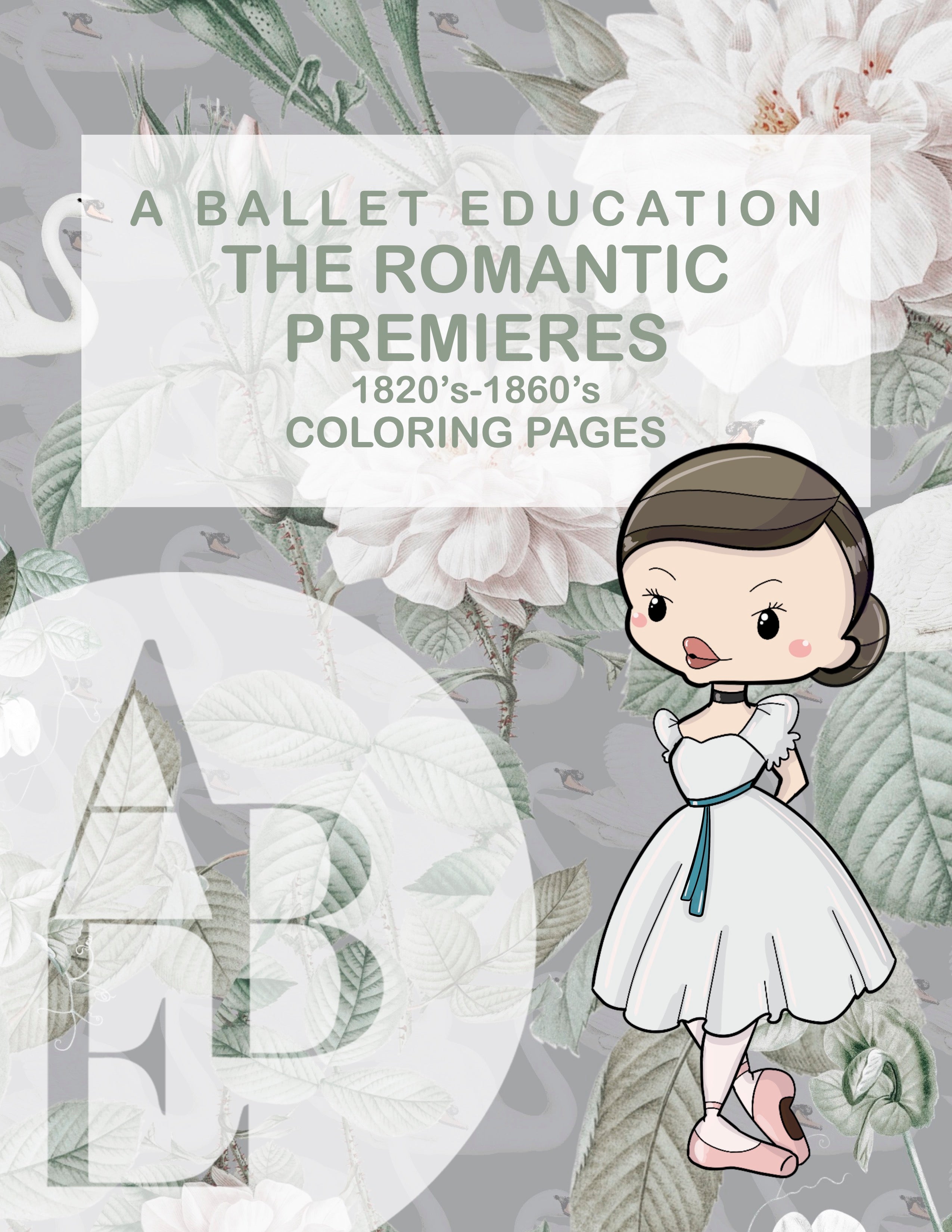 The Romantic Era Coloring Book (Digital Download)