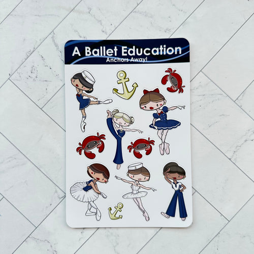Anchors Away Sticker Sheet
