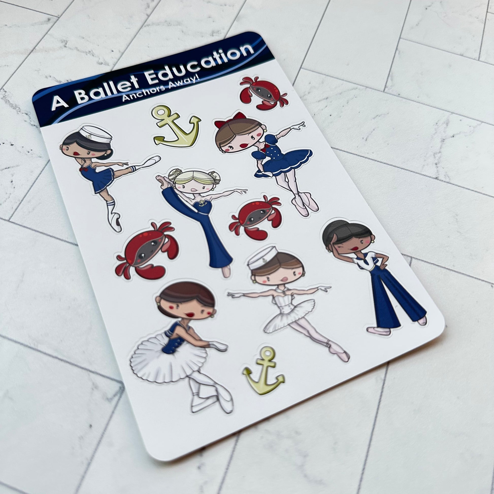 Anchors Away Sticker Sheet