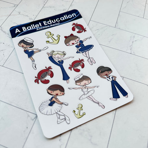 Anchors Away Sticker Sheet