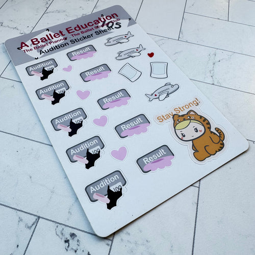 Audition Sticker Sheet