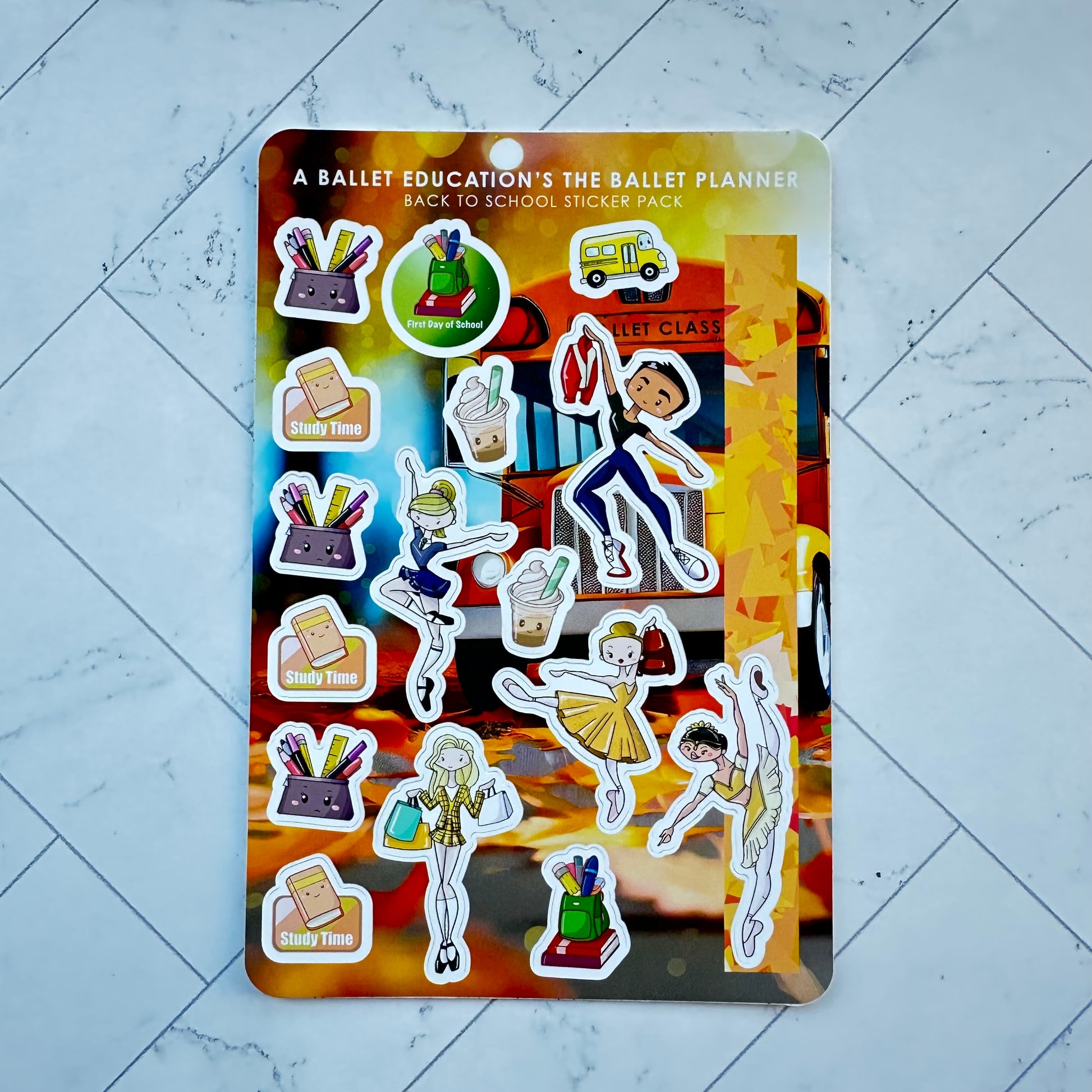 Back to School Sticker Sheet