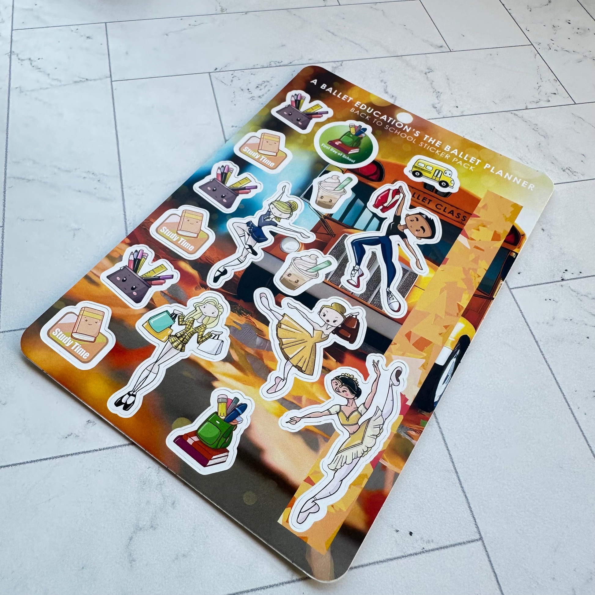 Back to School Sticker Sheet