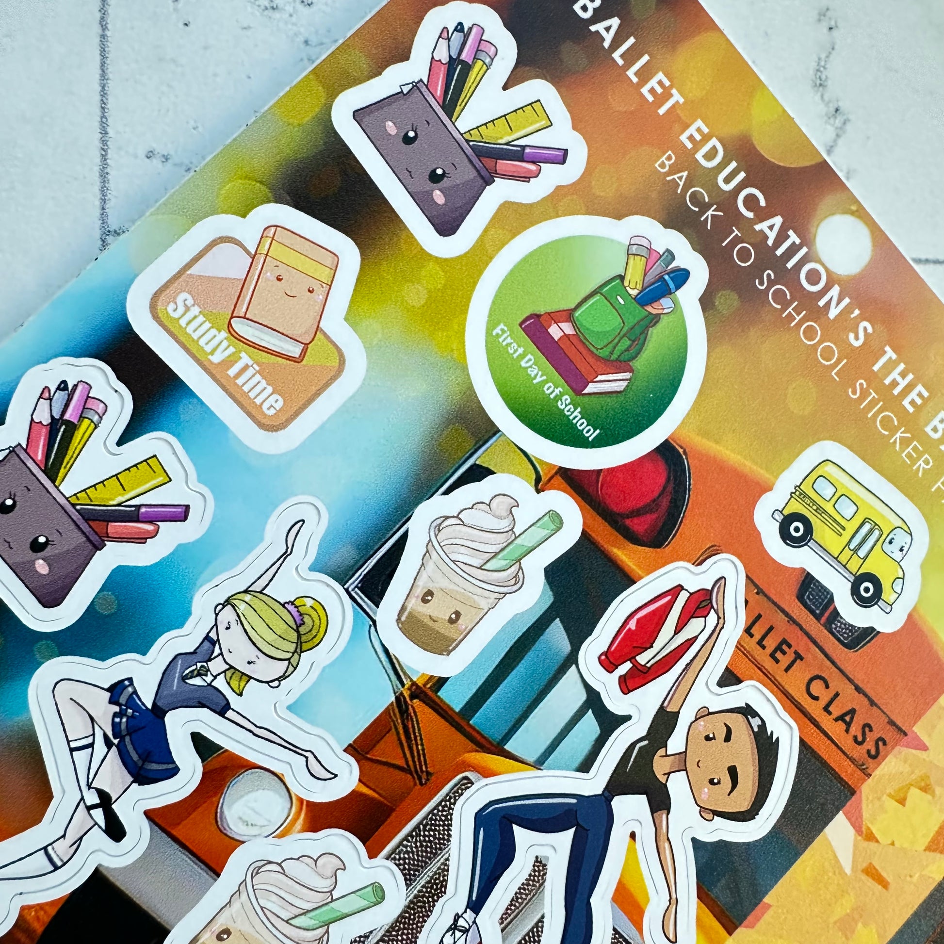 Back to School Sticker Sheet