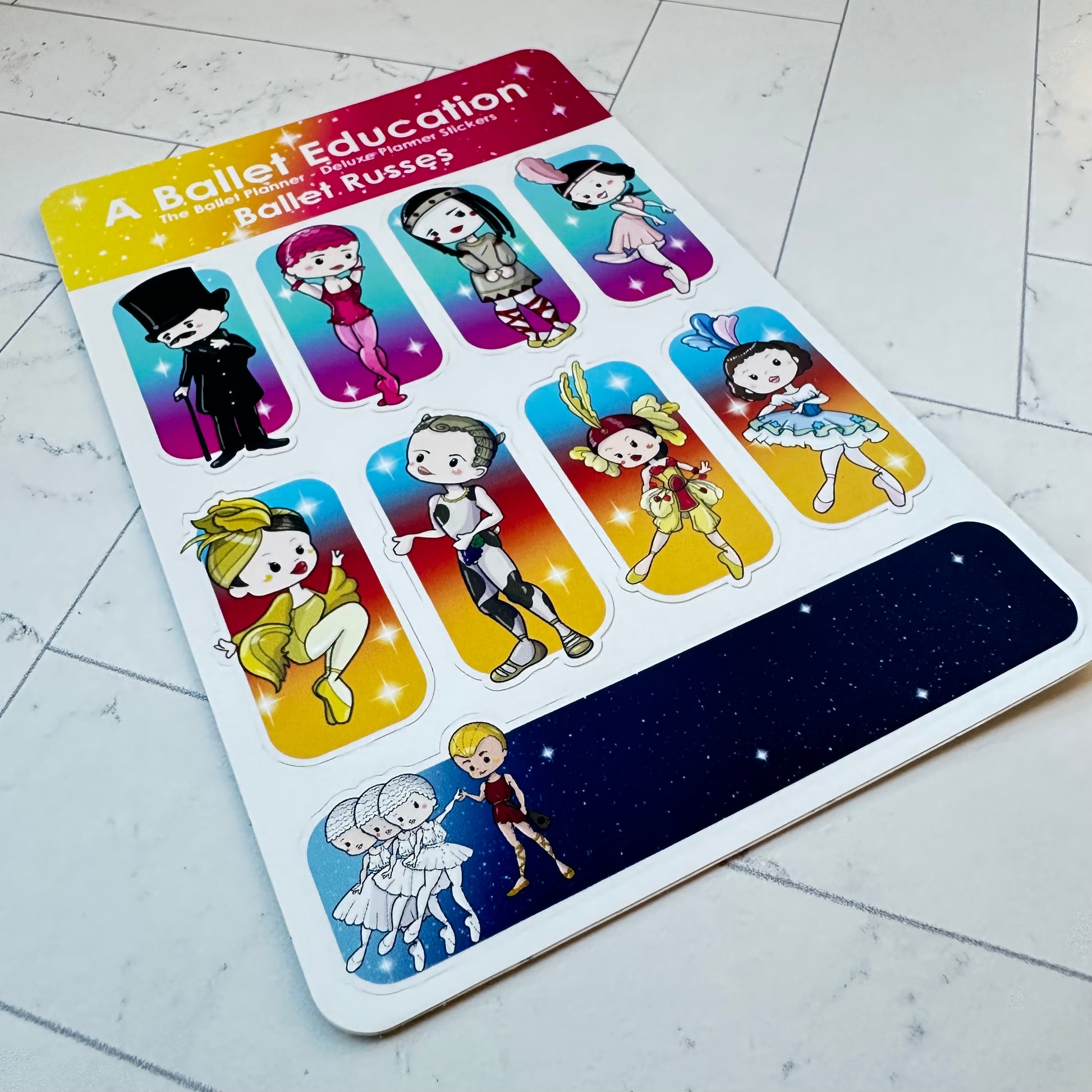 Ballet Russes Sticker Sheet