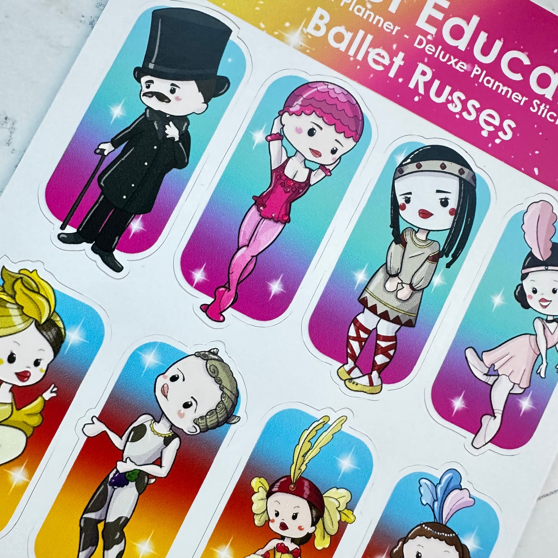 Ballet Russes Sticker Sheet