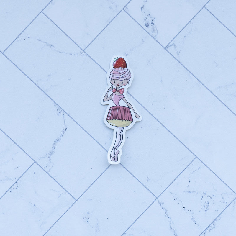 Ballerina Dessert Stickers