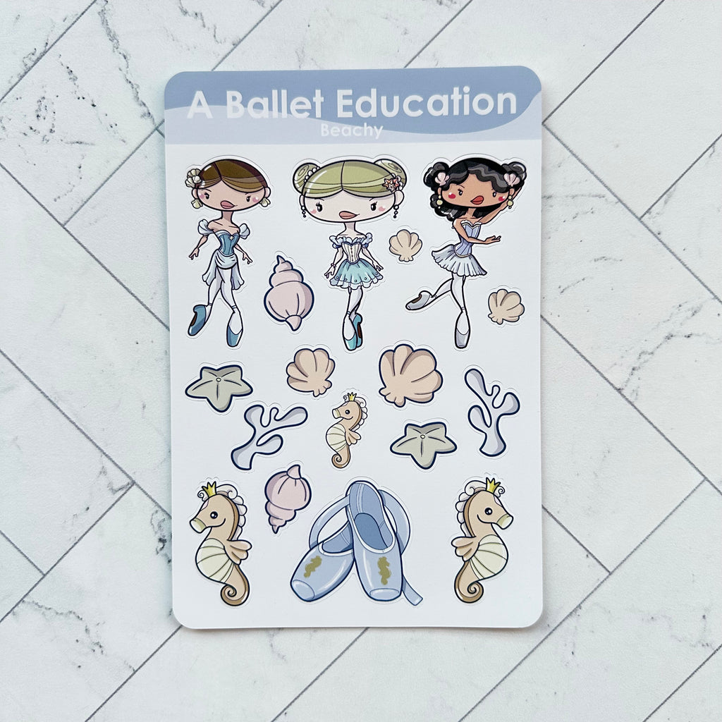 Beachy Sticker Sheet