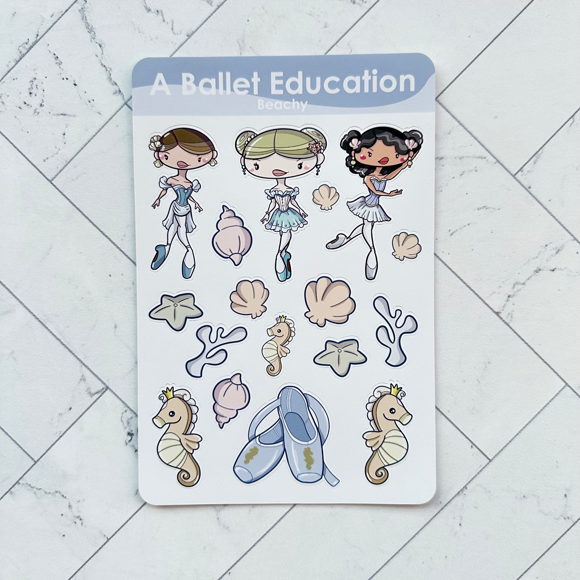 Beachy Sticker Sheet
