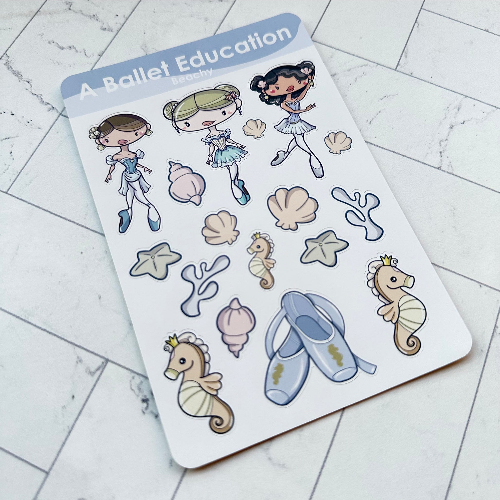 Beachy Sticker Sheet