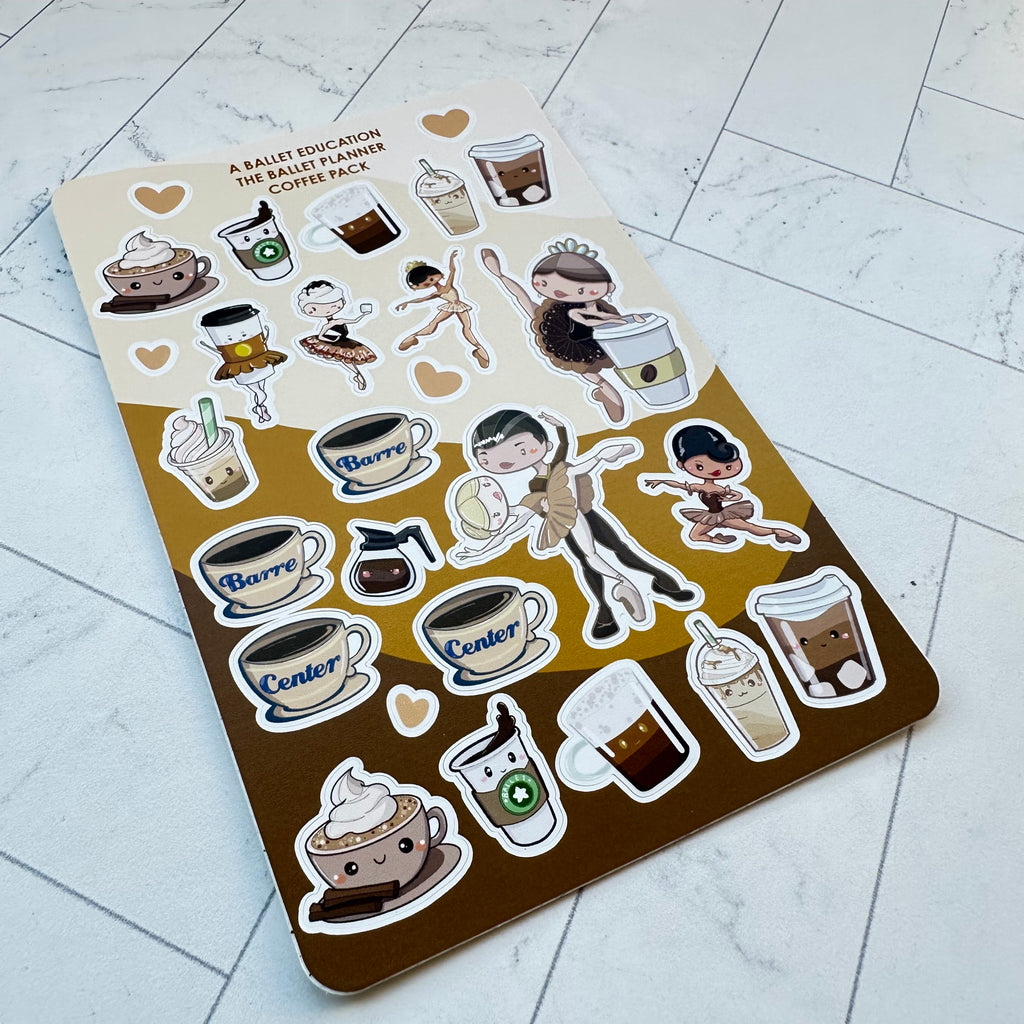Coffee Ballet Sticker Sheet