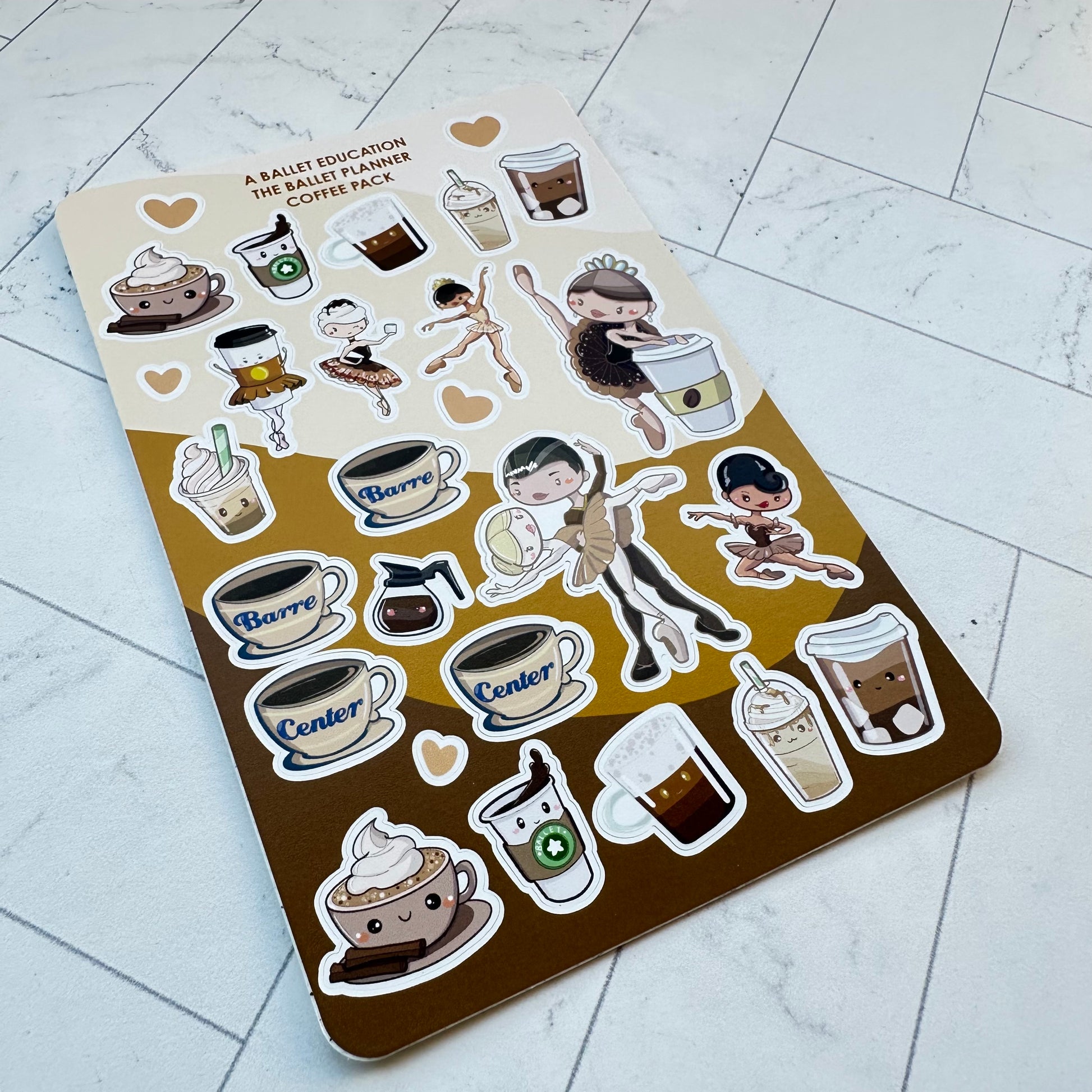 Coffee Ballet Sticker Sheet