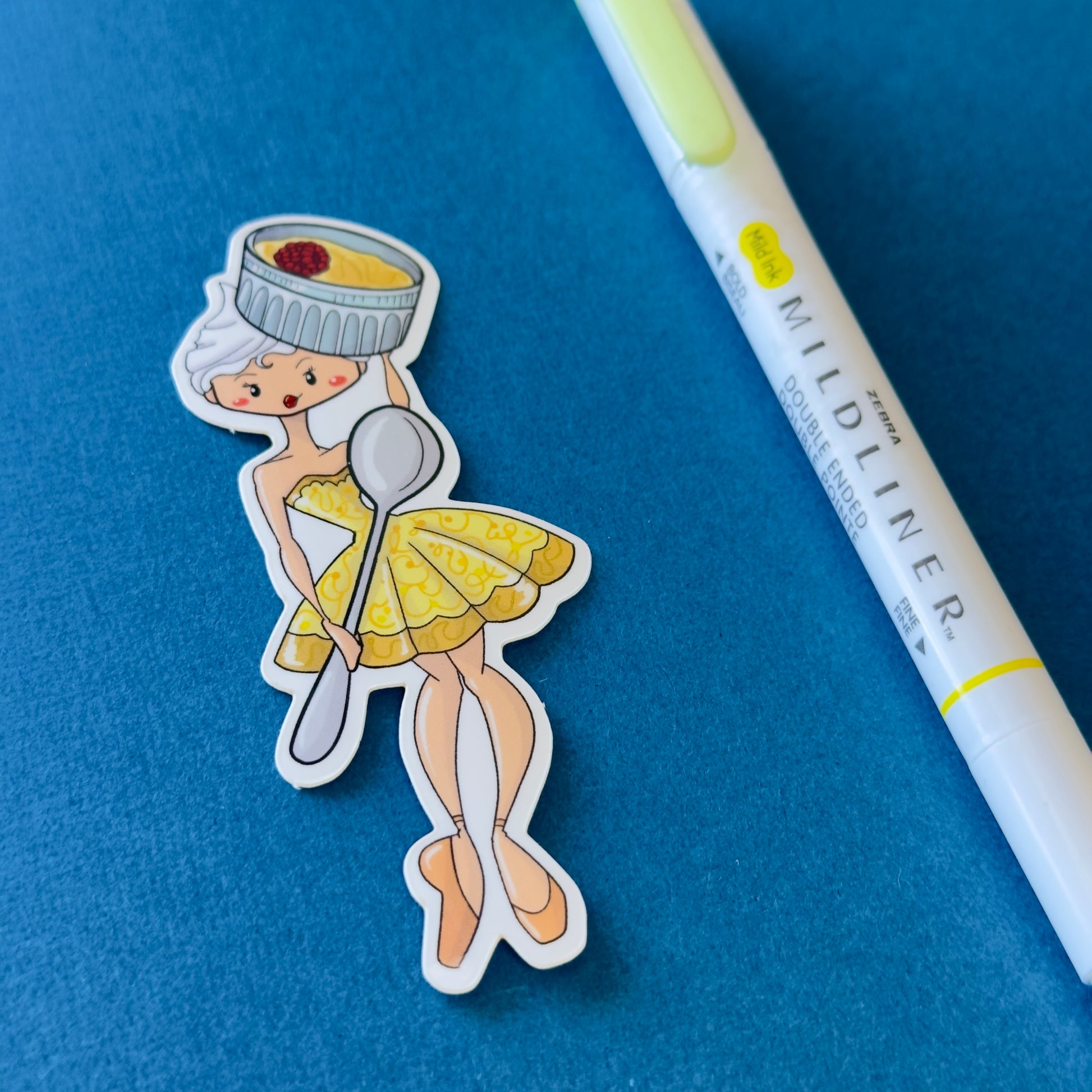 Ballerina Dessert Stickers