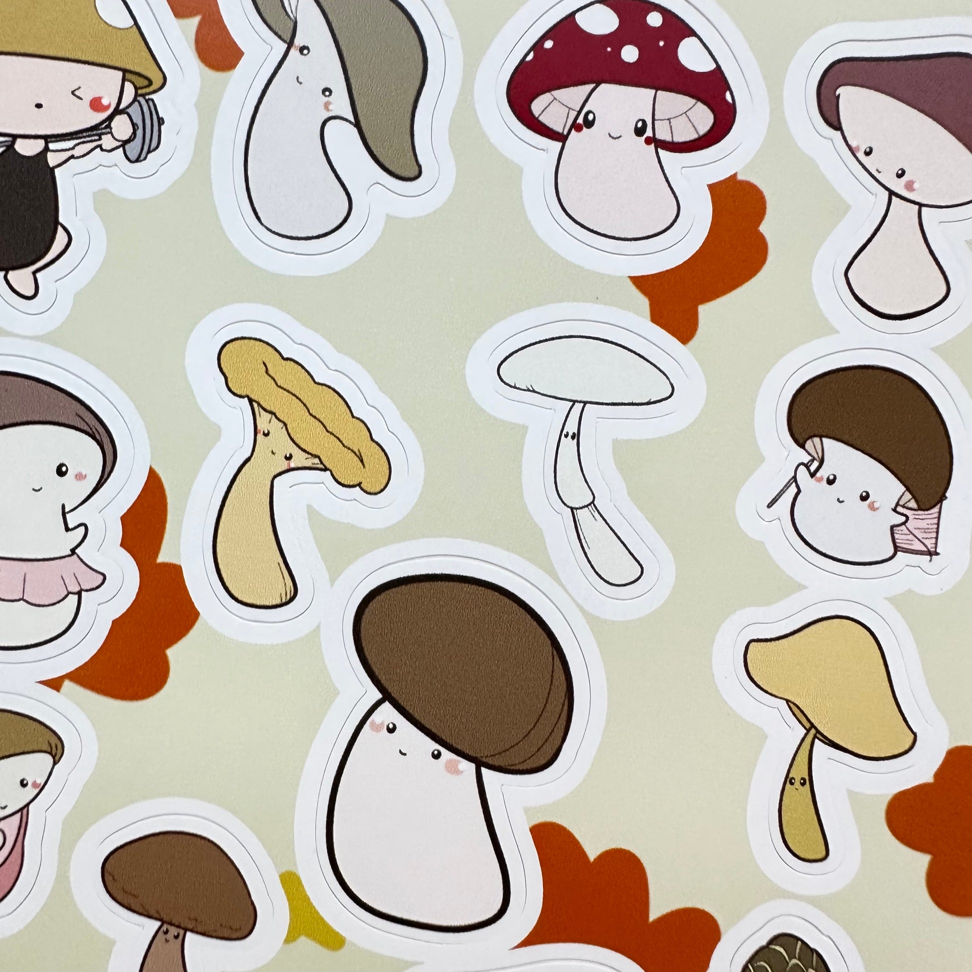 Dancing Mushrooms Sticker Sheet