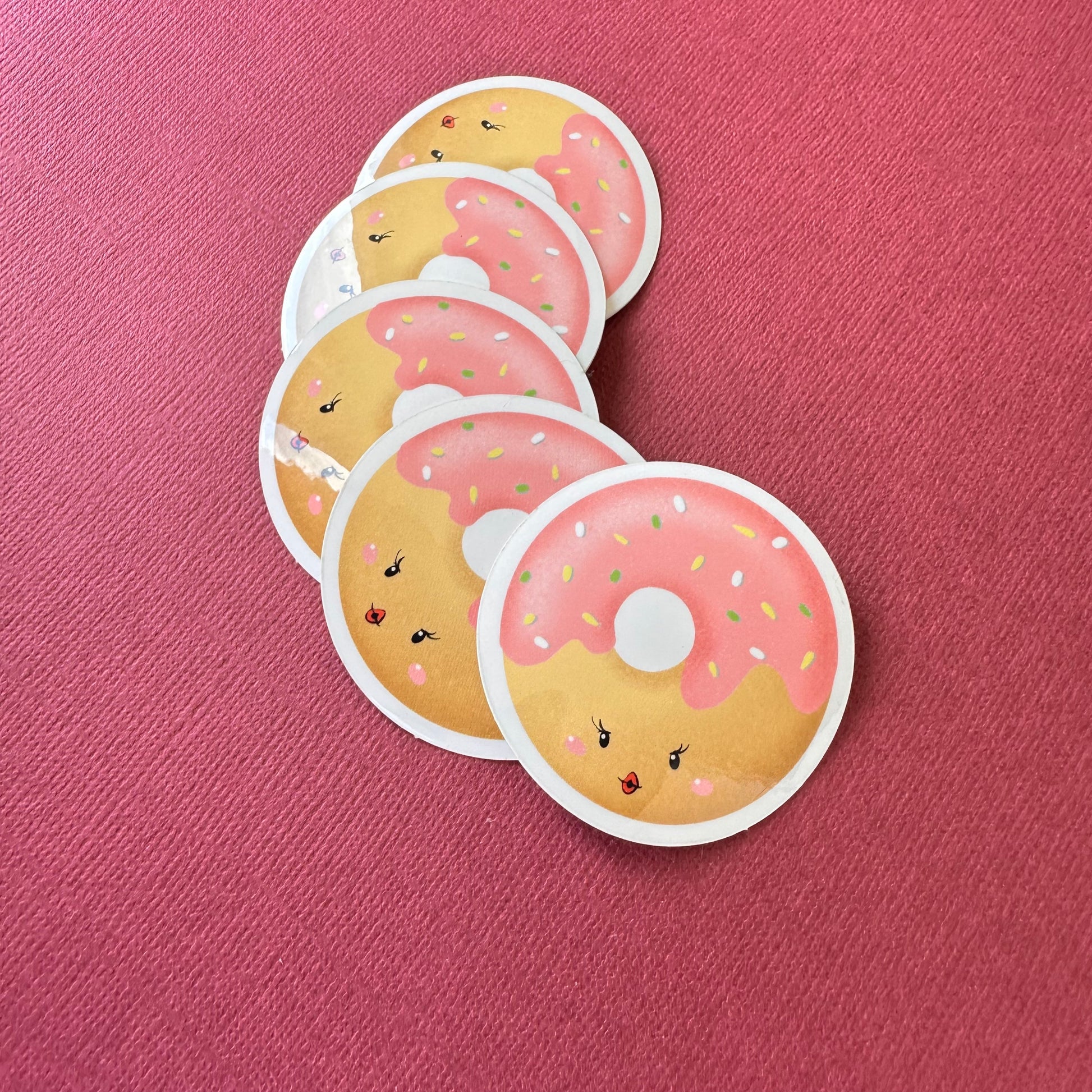 Pink Sprinkle Donut