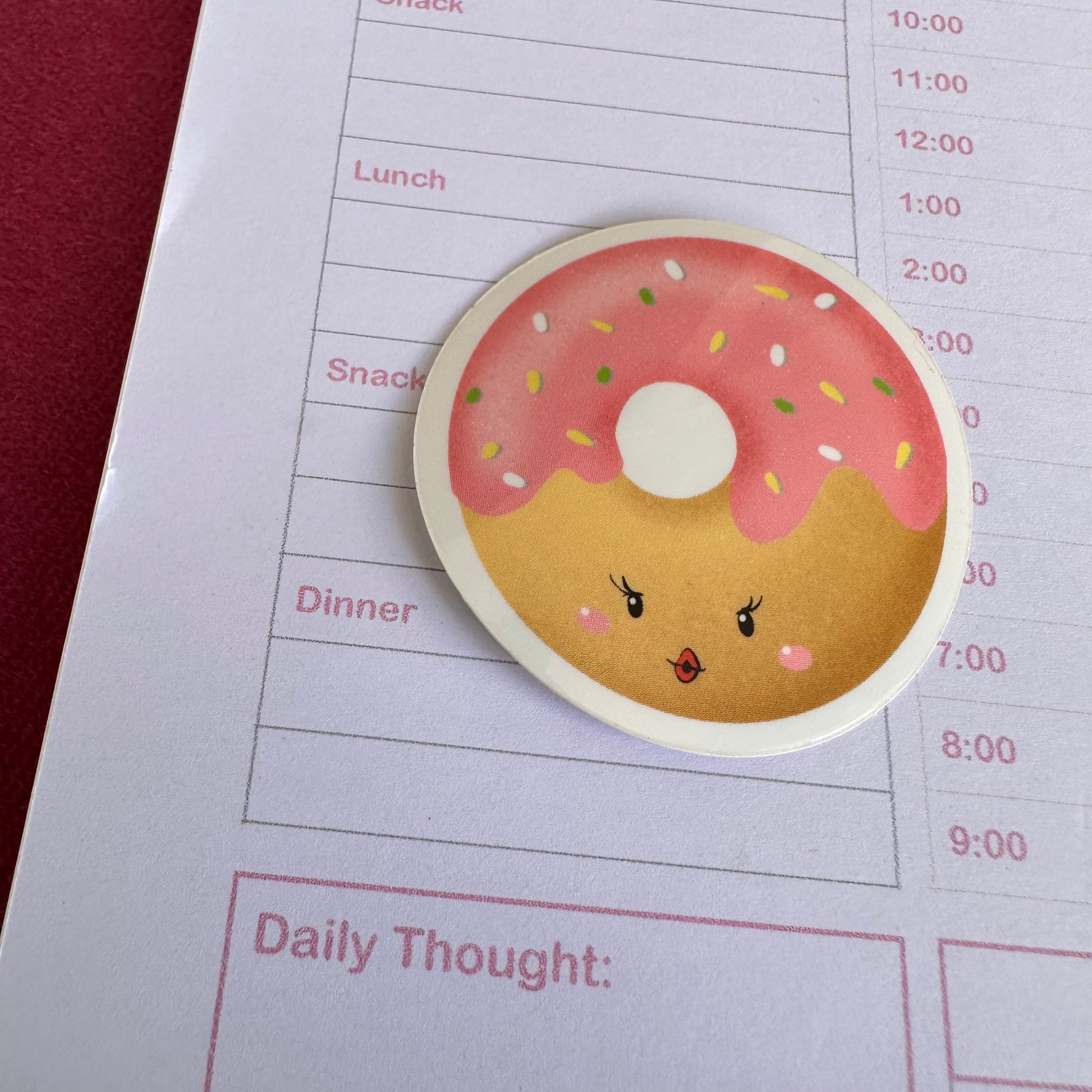 Pink Sprinkle Donut