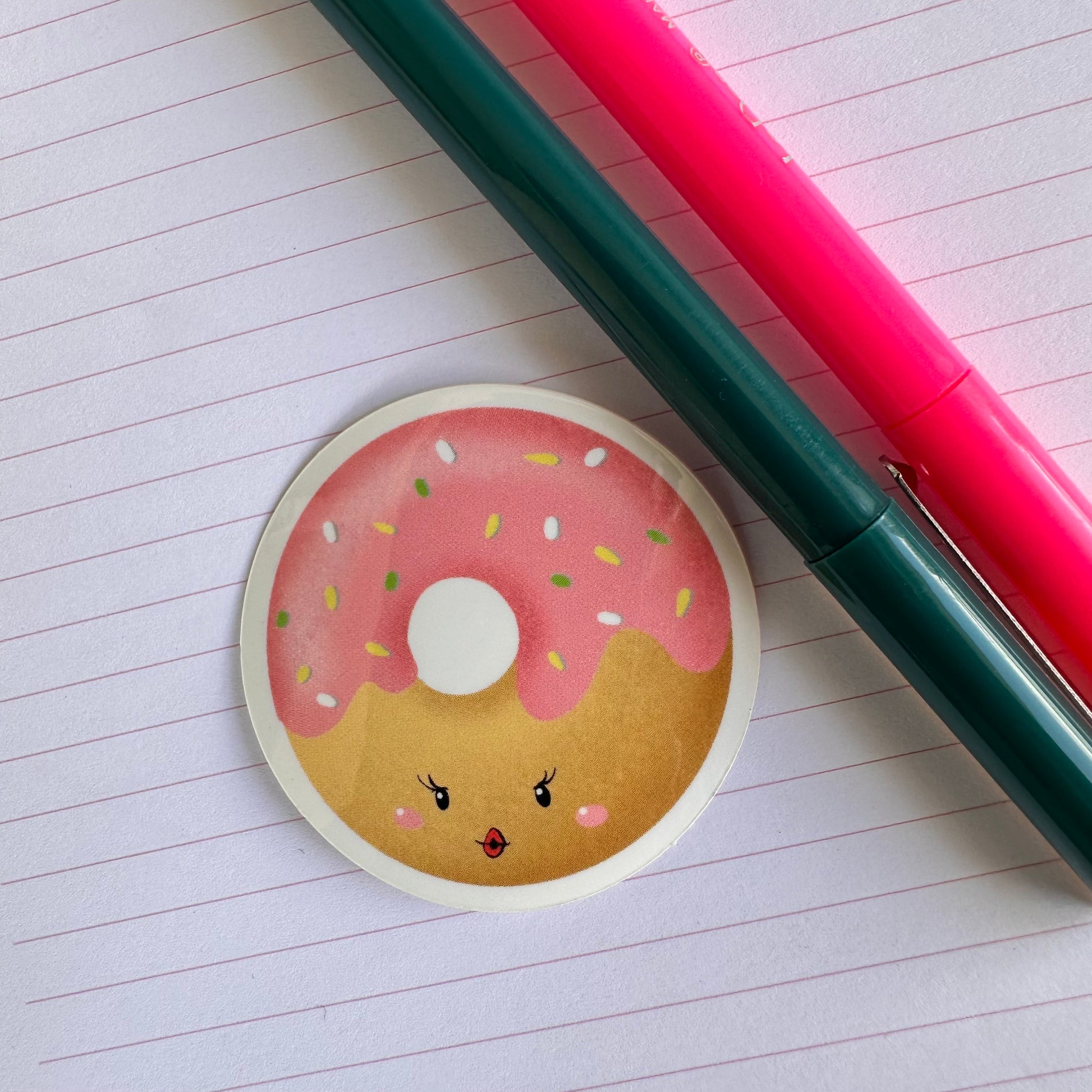 Pink Sprinkle Donut