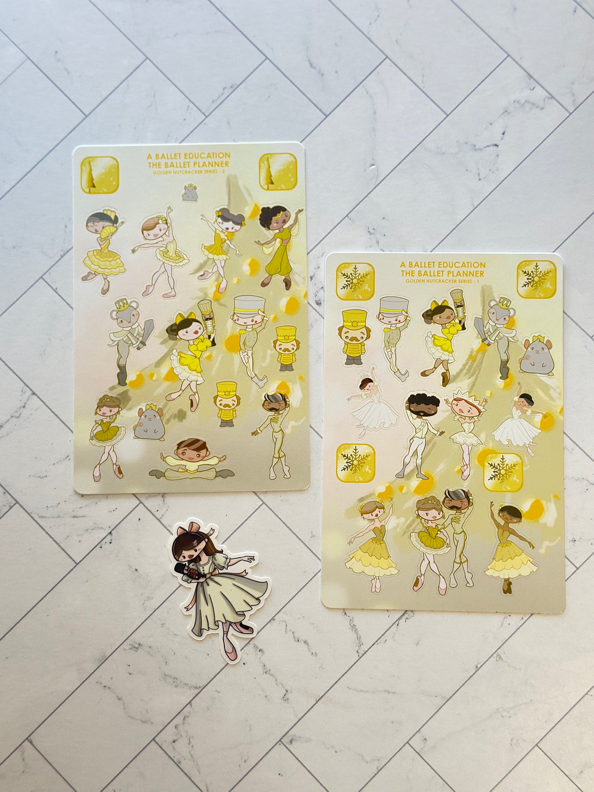 Golden Nutcracker Sticker Pack