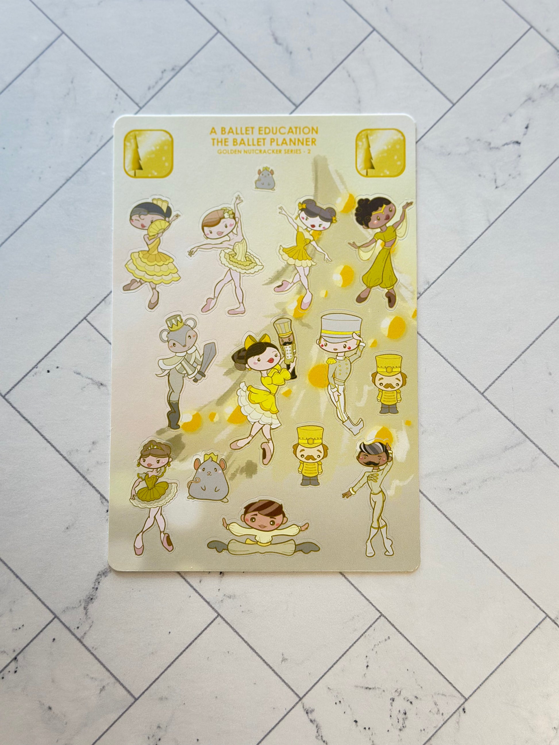 Golden Nutcracker Sticker Pack