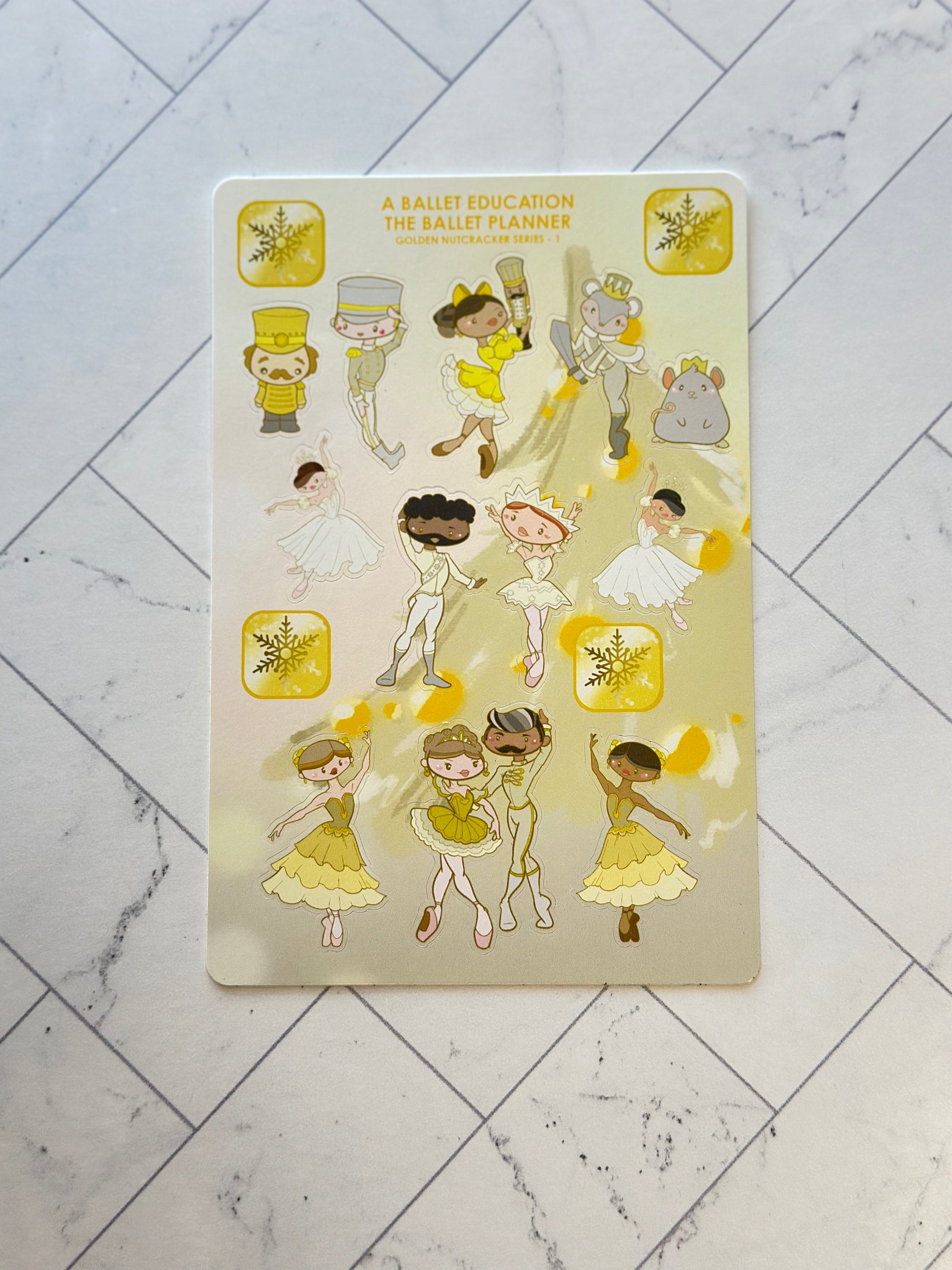Golden Nutcracker Sticker Pack
