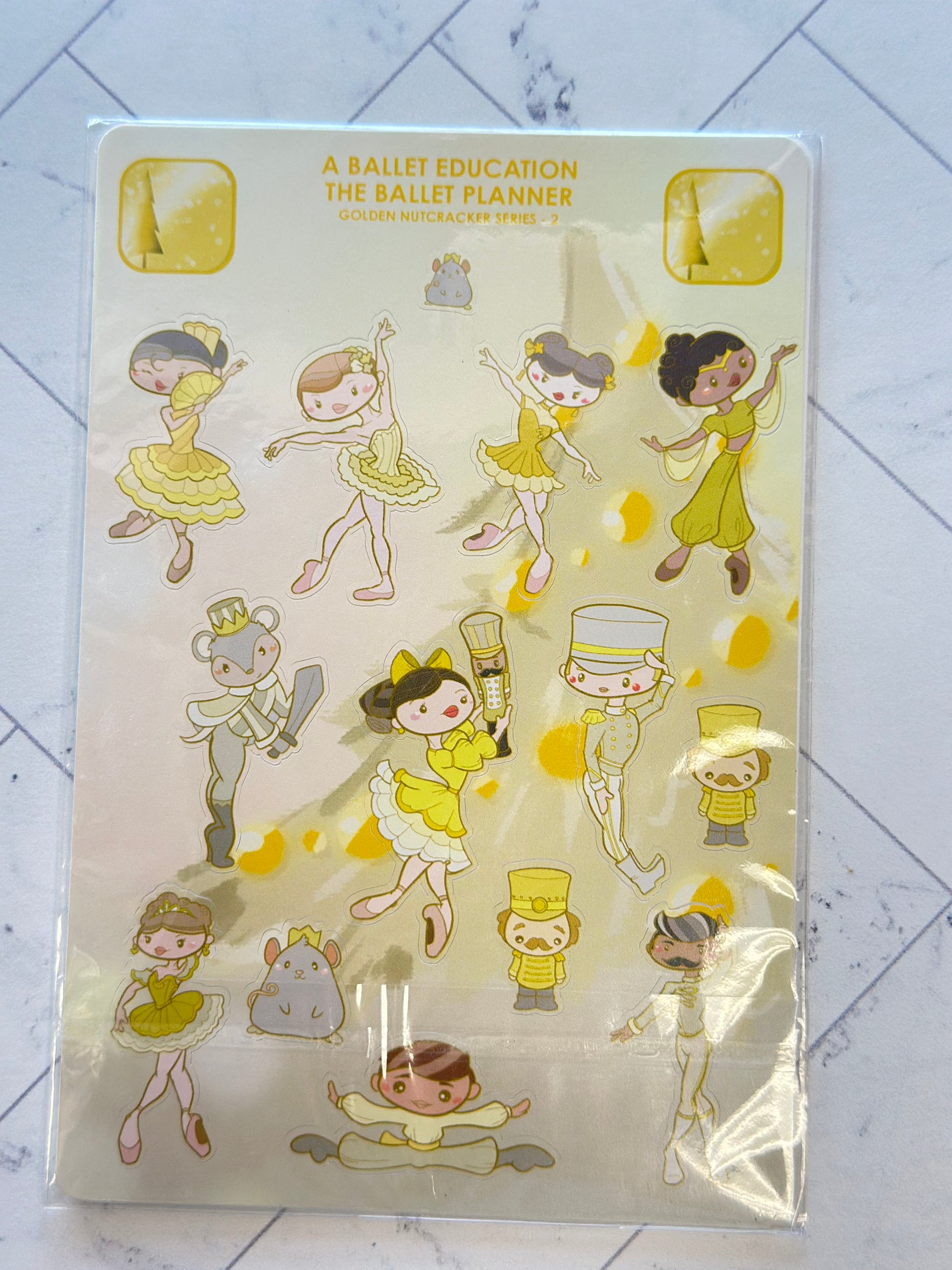 Golden Nutcracker Sticker Pack