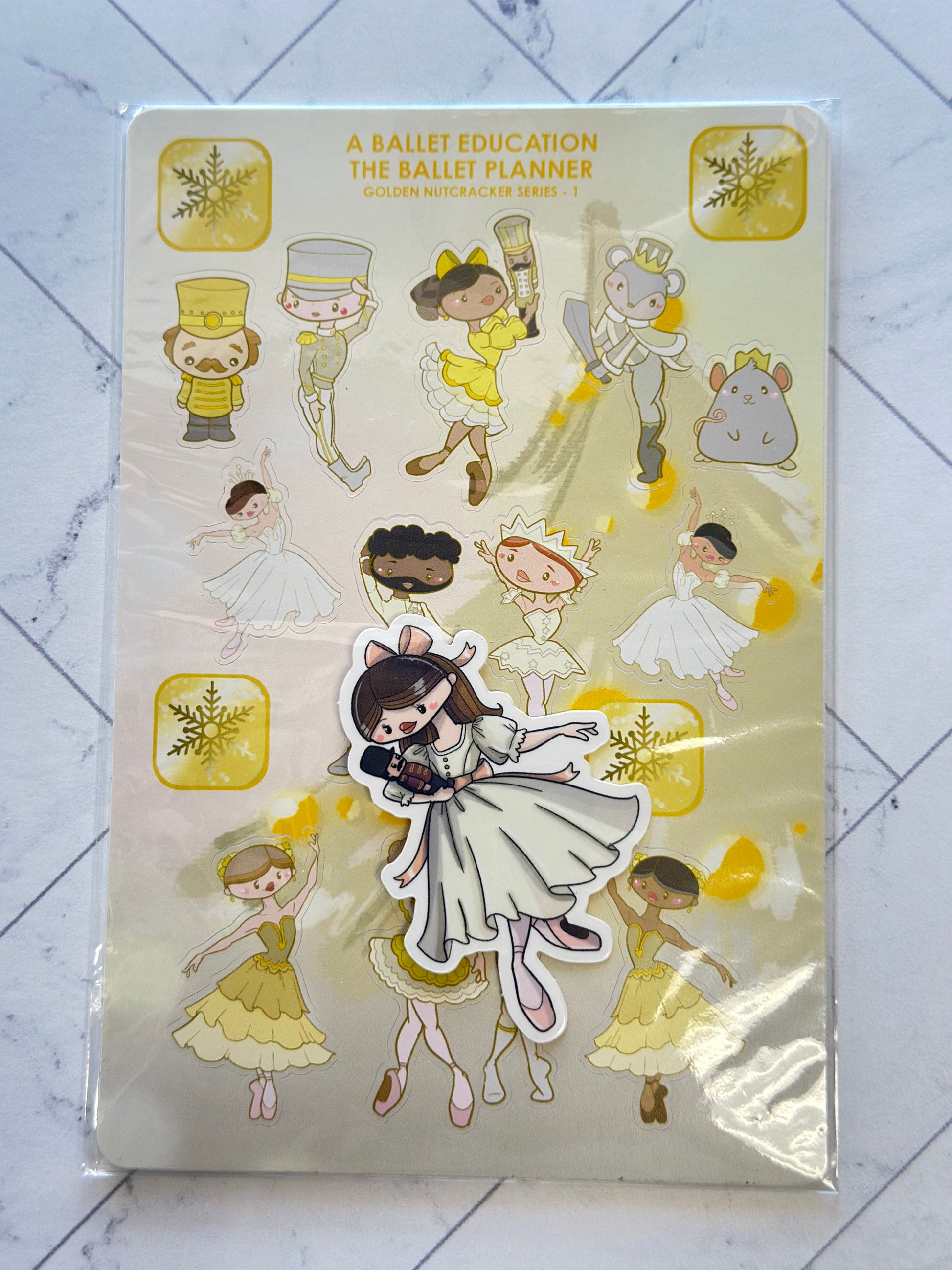 Golden Nutcracker Sticker Pack