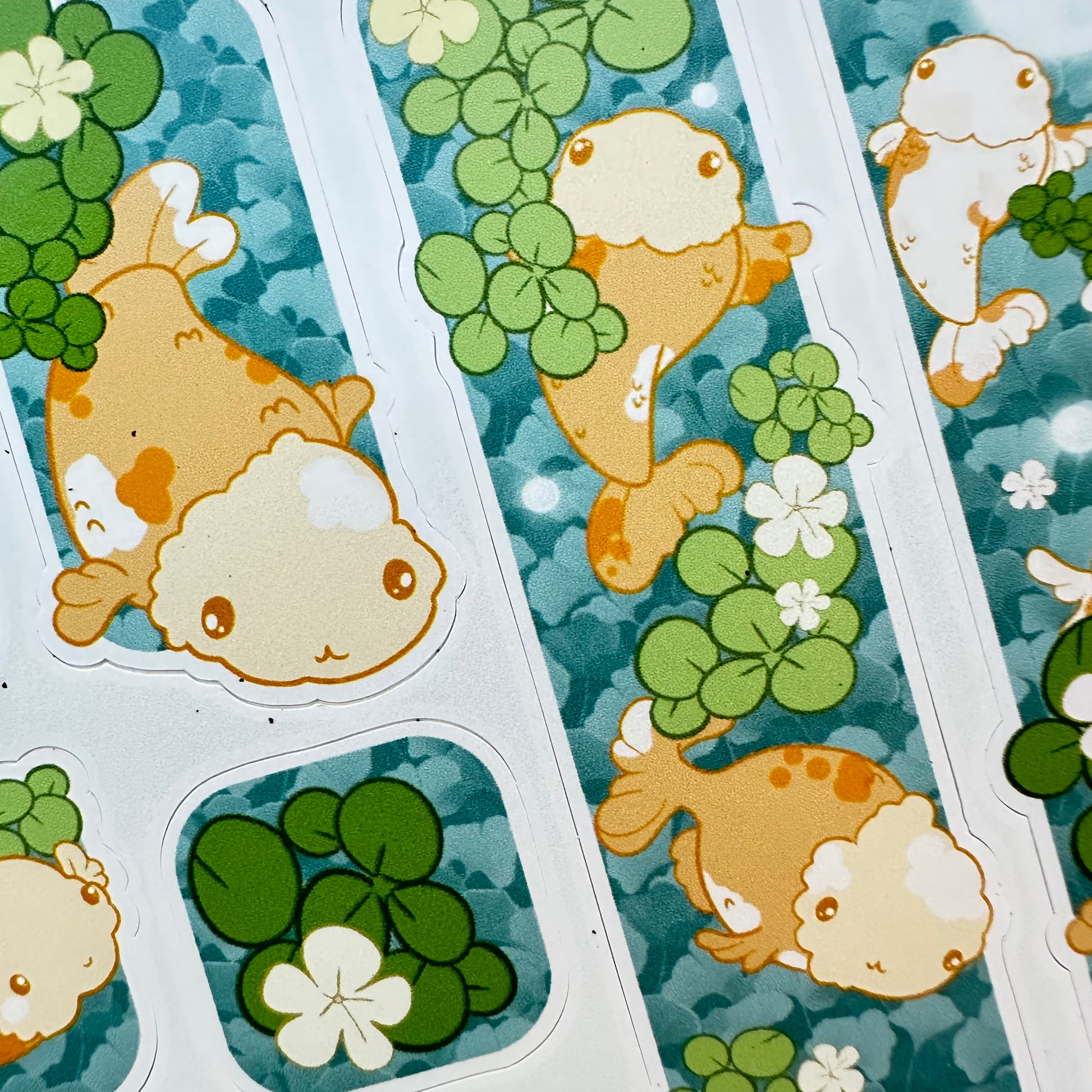 Goldfish Pond Sticker Sheet