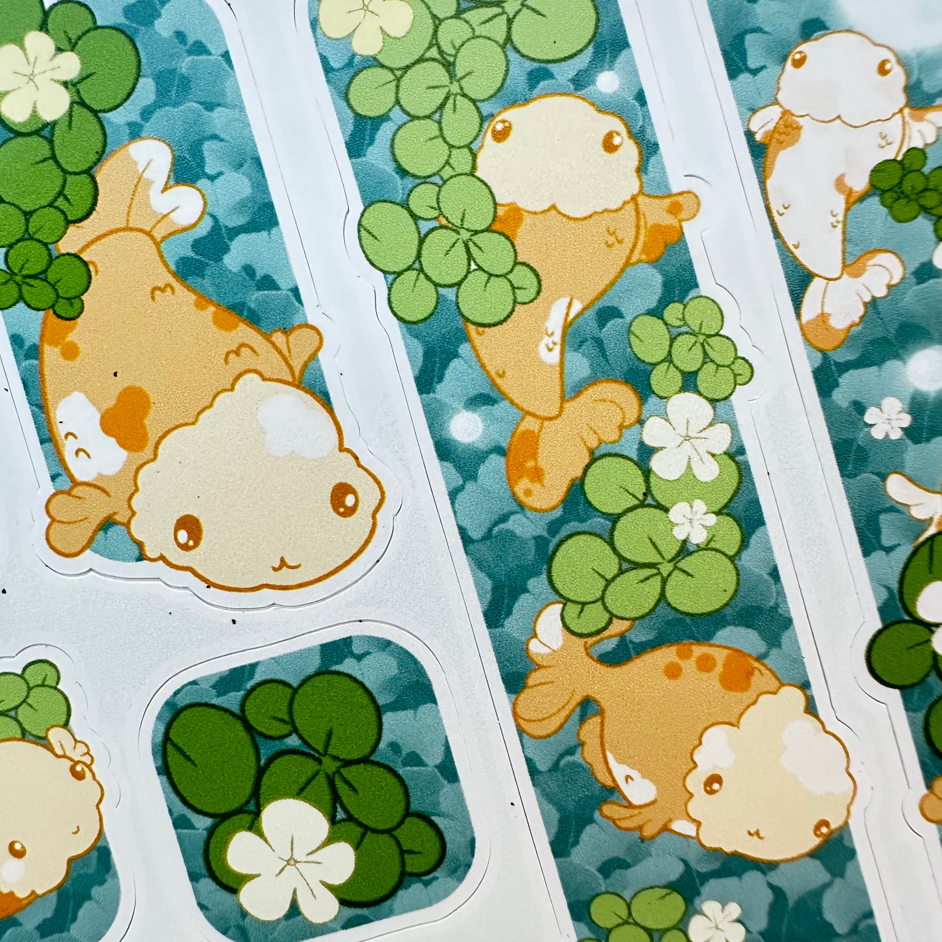 Goldfish Pond Sticker Sheet