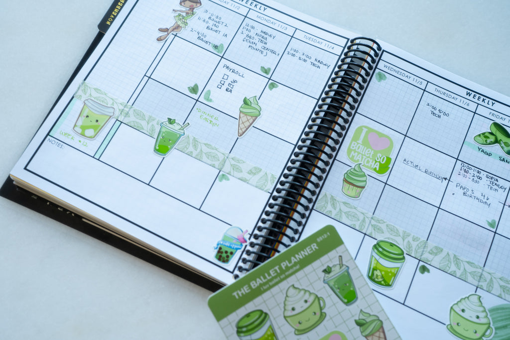 Green Tea Sticker Sheet