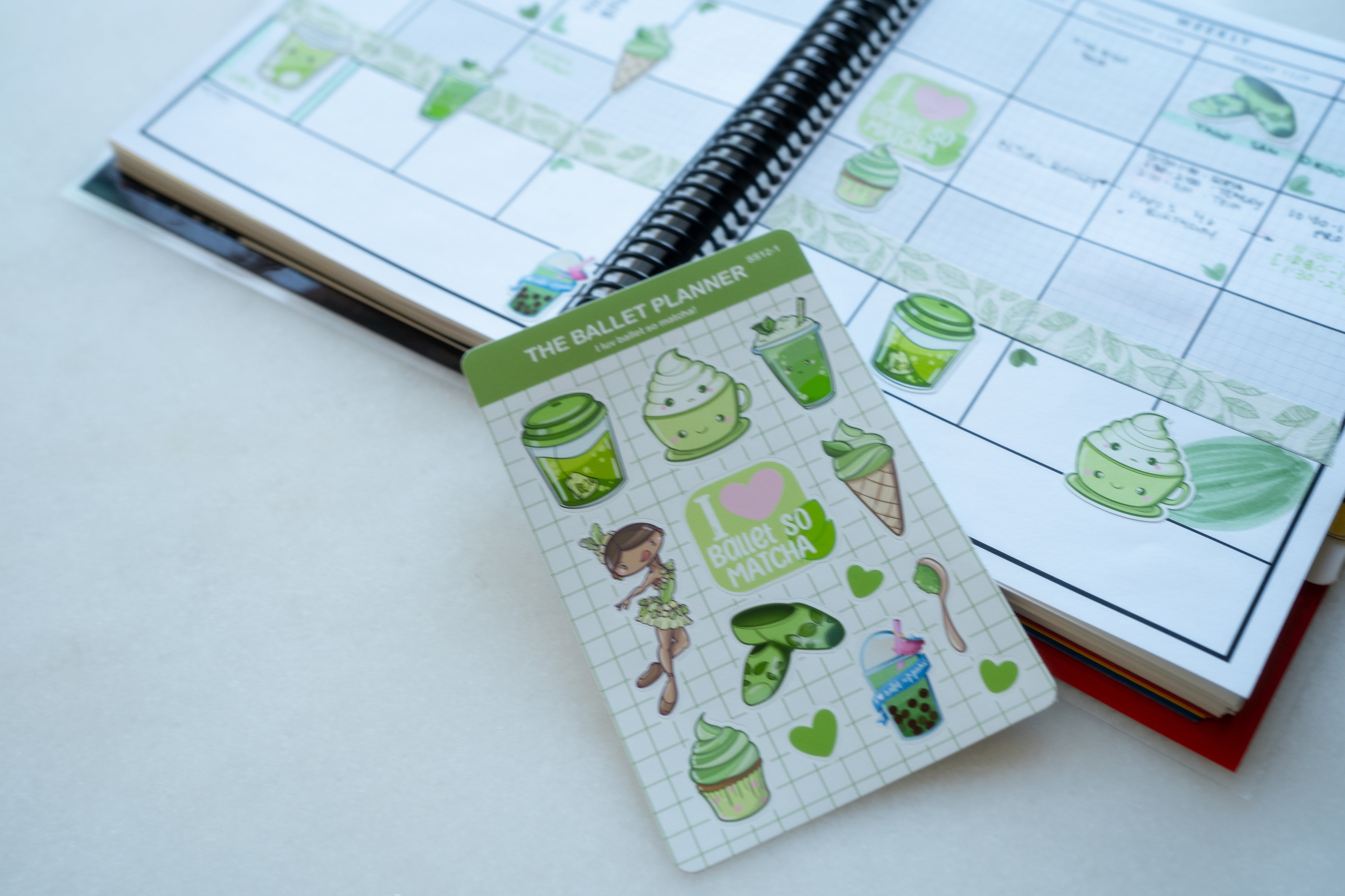 Green Tea Sticker Sheet