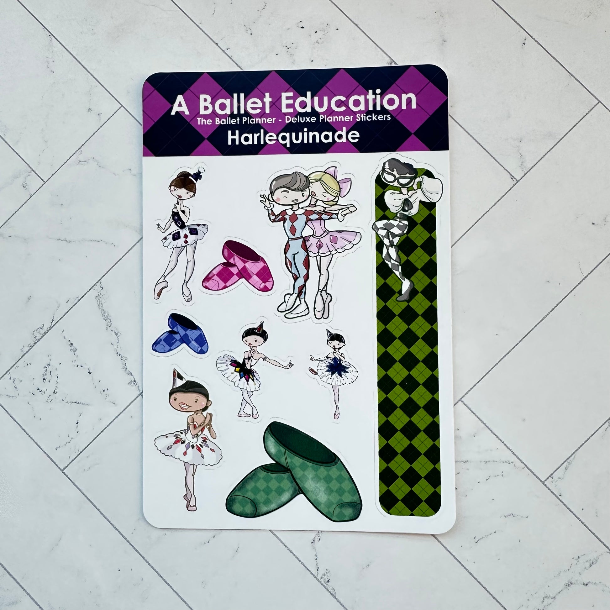 Harlequinade Sticker Sheet