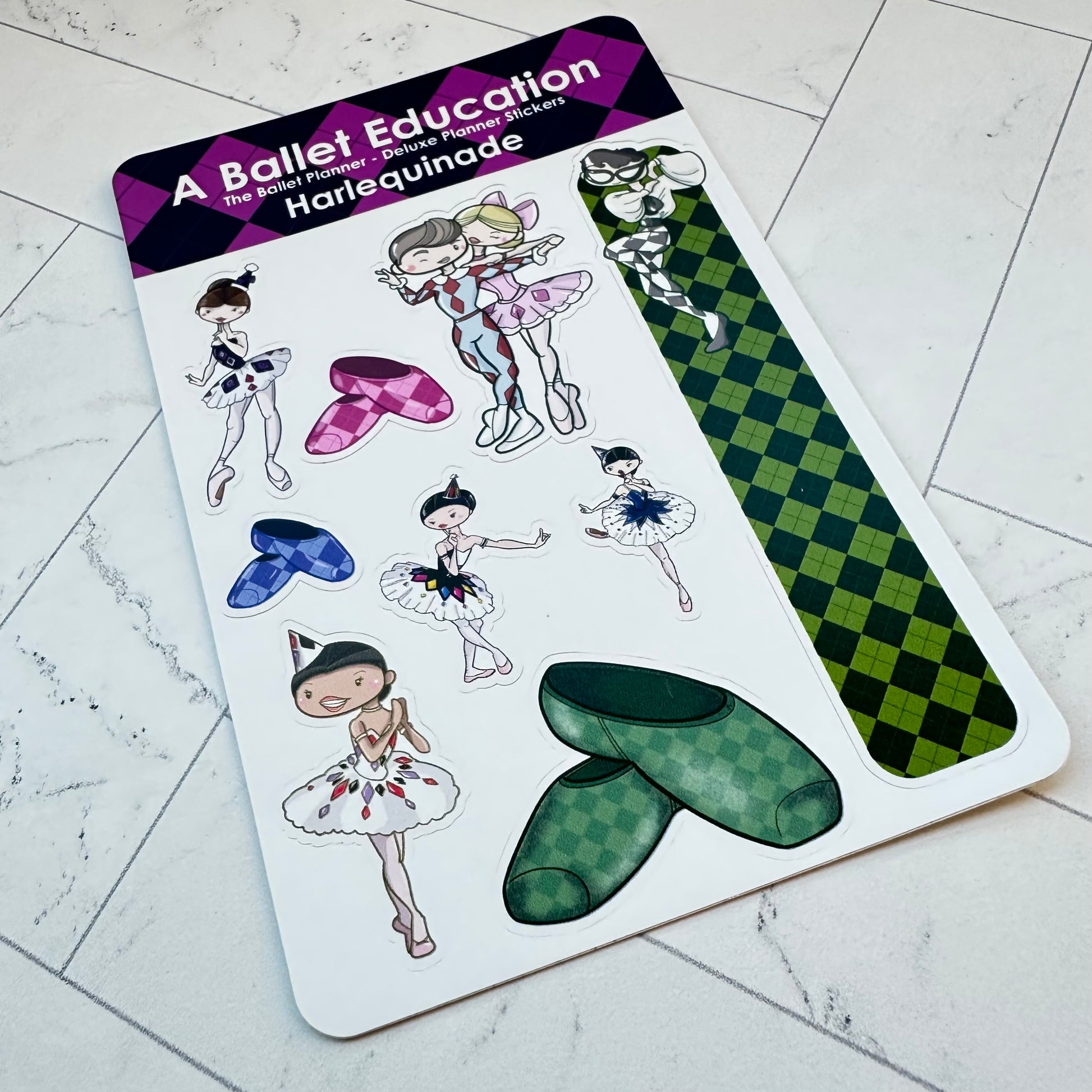 Harlequinade Sticker Sheet