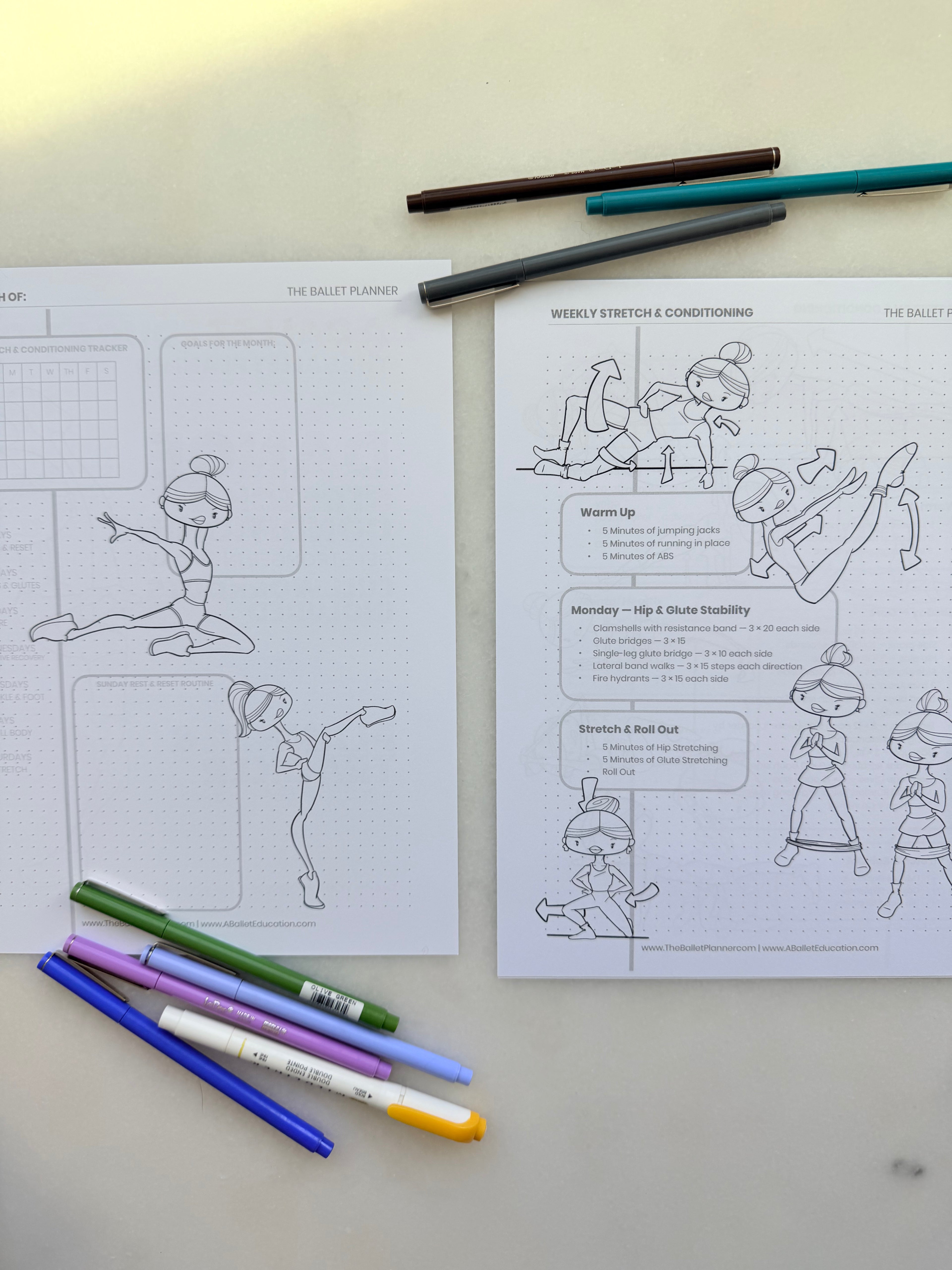 Conditioning Planner (Get Stronger in 30 days)