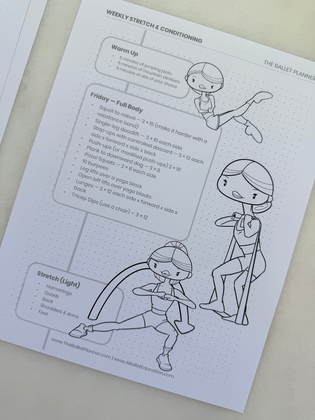 Conditioning Planner (Get Stronger in 30 days)