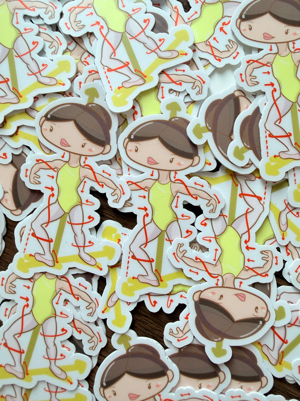 Fourth Position Technique Sticker (Inside Pirouette)