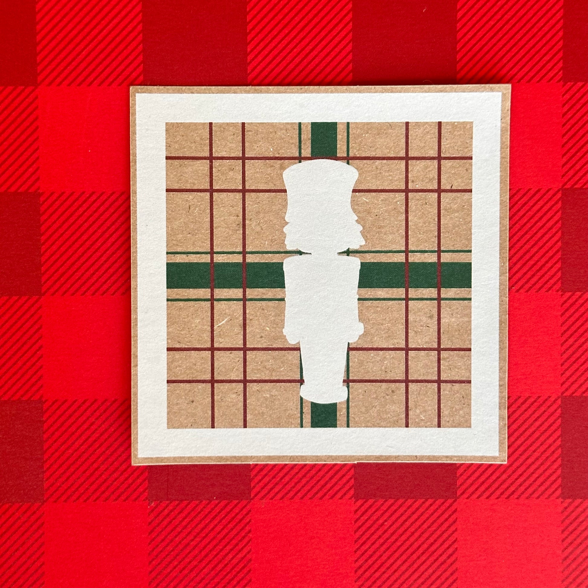 Kraft Paper Nutcracker Sticker