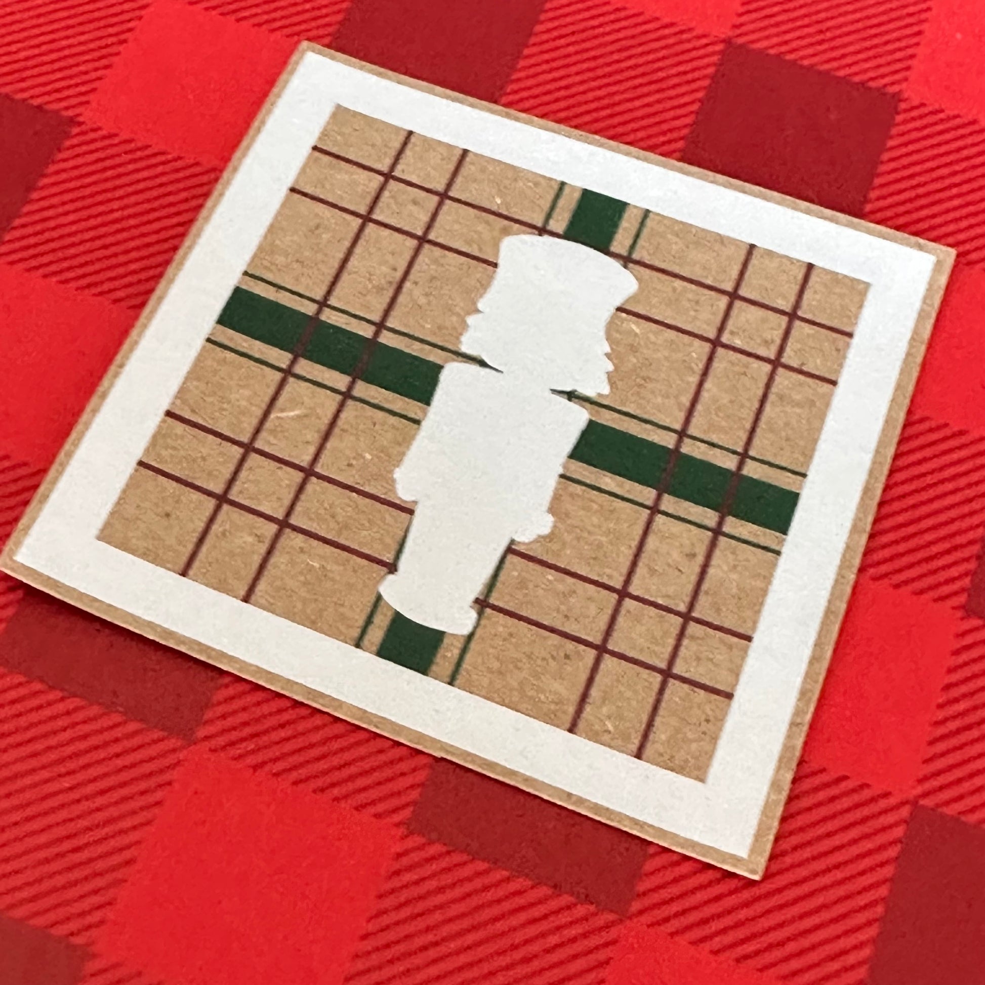 Kraft Paper Nutcracker Sticker