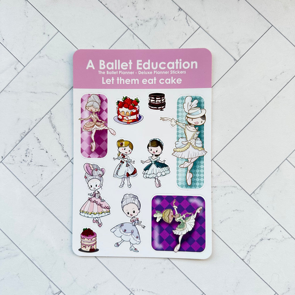 Let Them Eat Cake Sticker Sheet