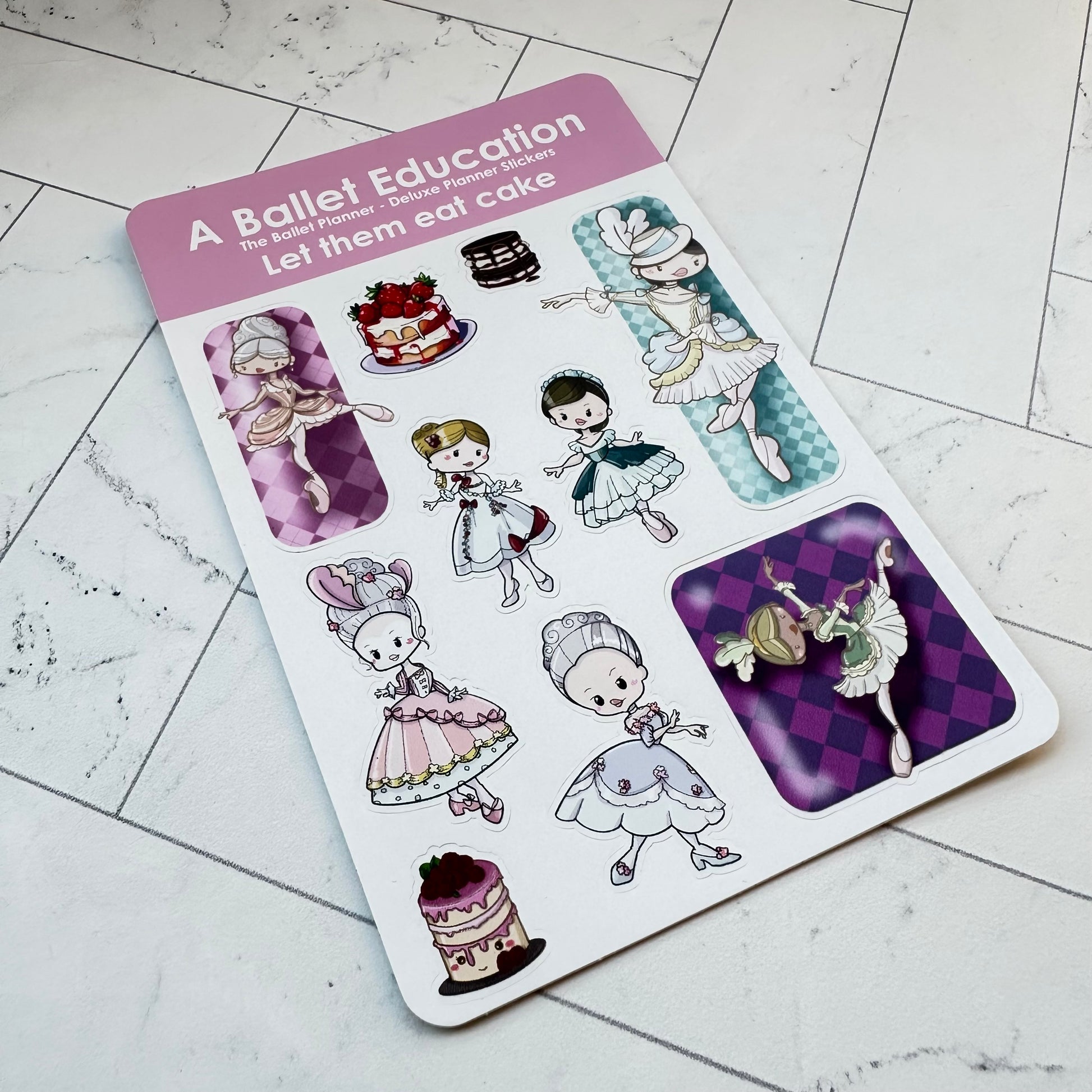 Let Them Eat Cake Sticker Sheet
