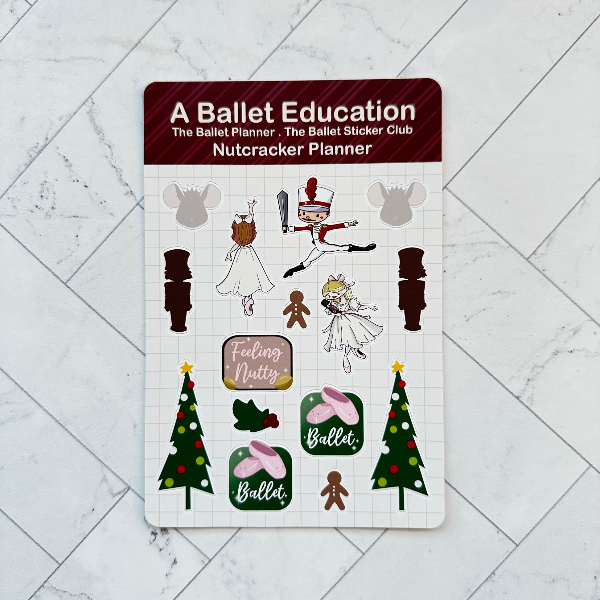 Nutcracker Planner Sticker Sheet