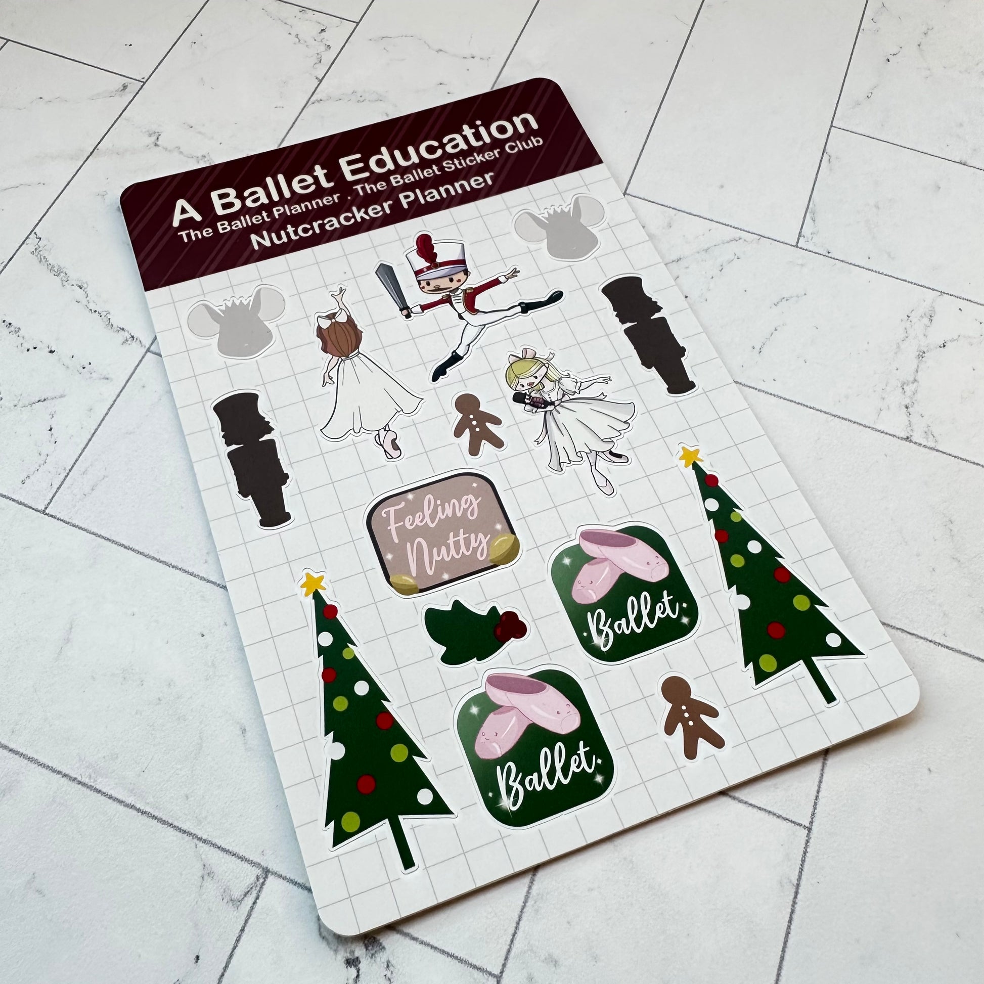 Nutcracker Planner Sticker Sheet