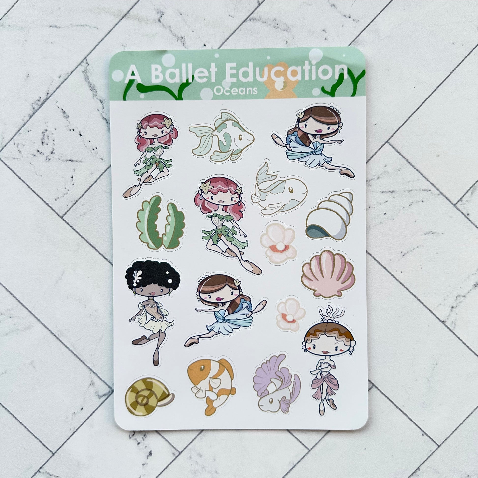 Oceans Sticker Sheet