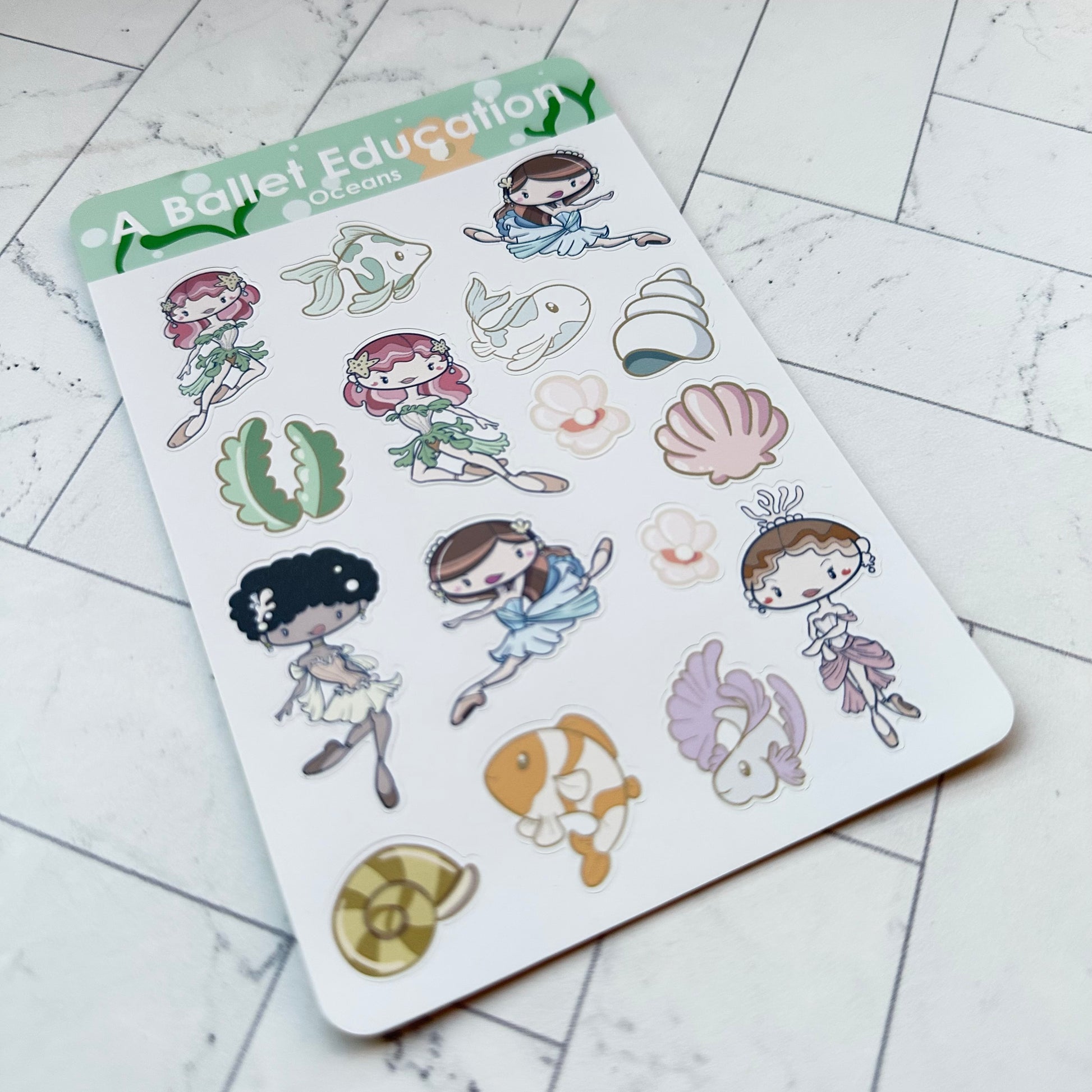 Oceans Sticker Sheet