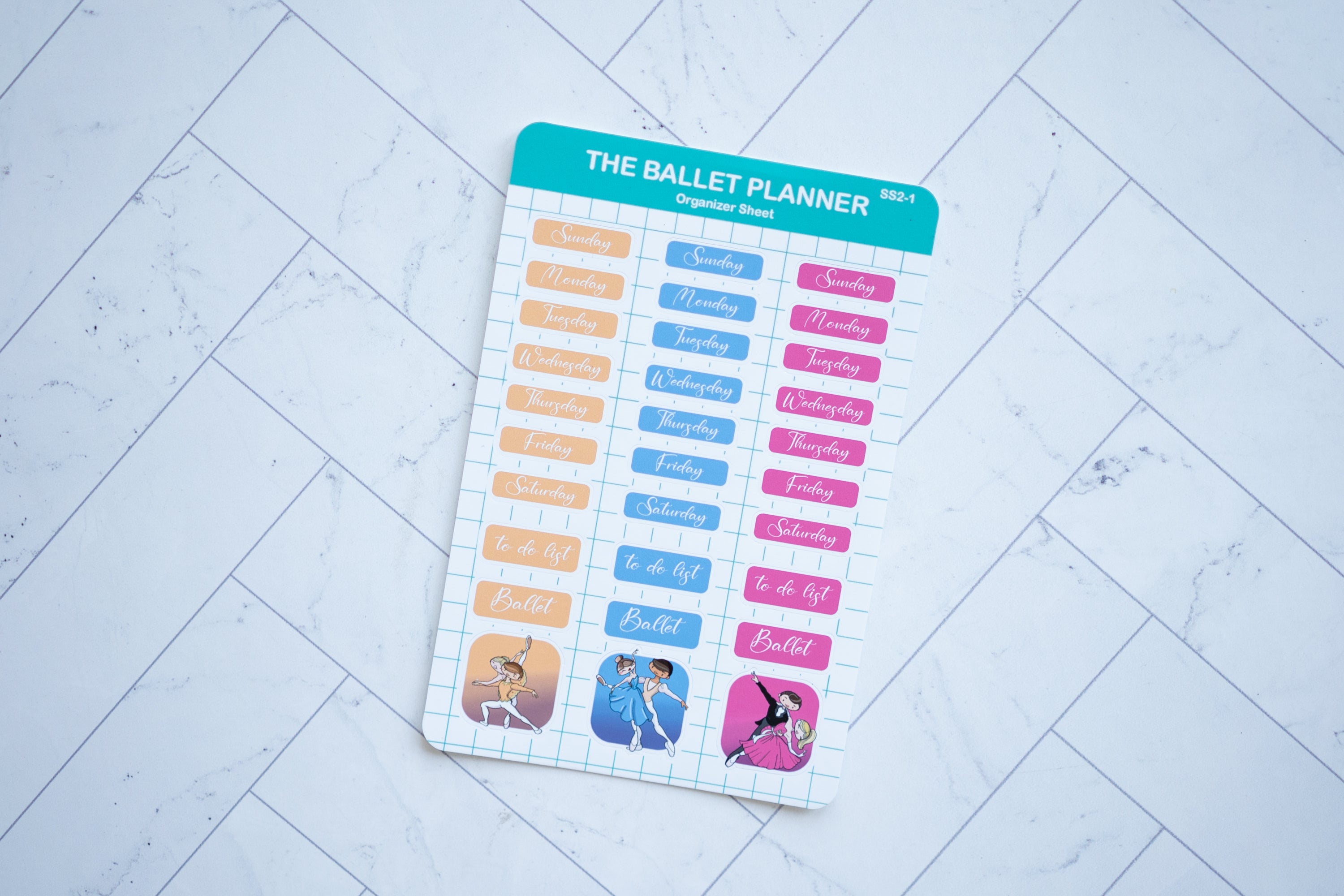 Organizer Sheet Sticker Sheet