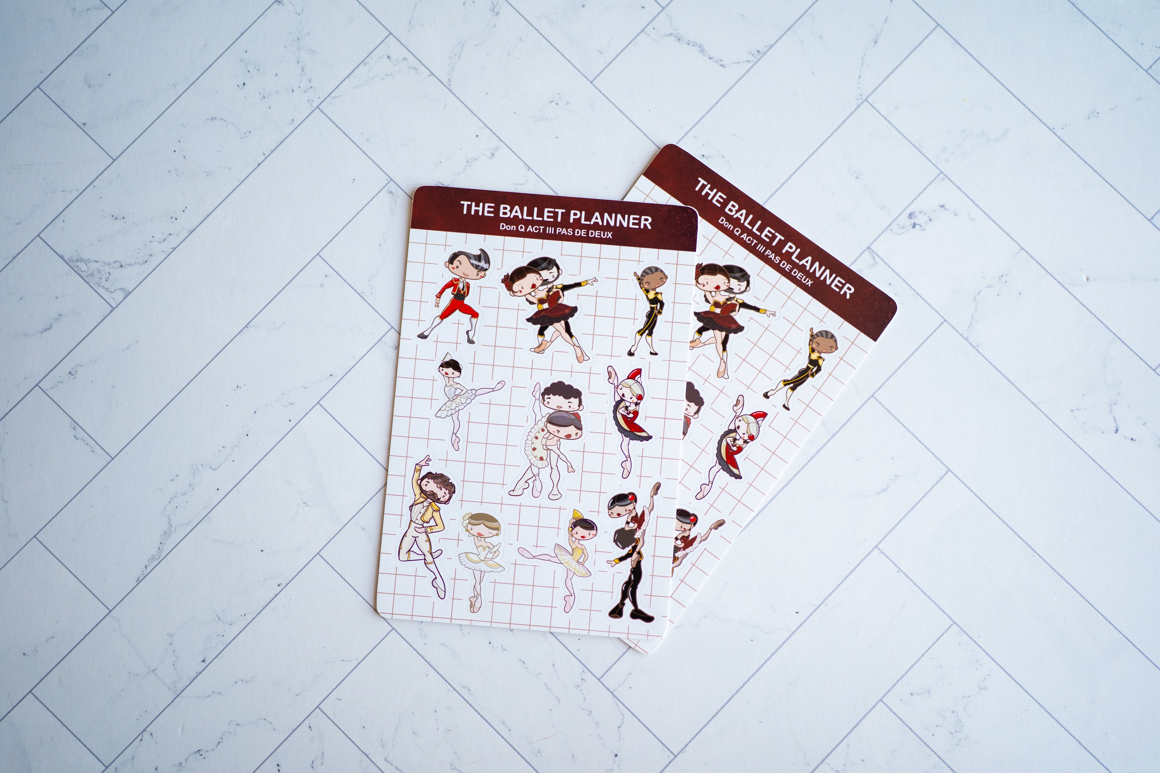 Don Q Act 3 Pas De Deux Sticker Sheet