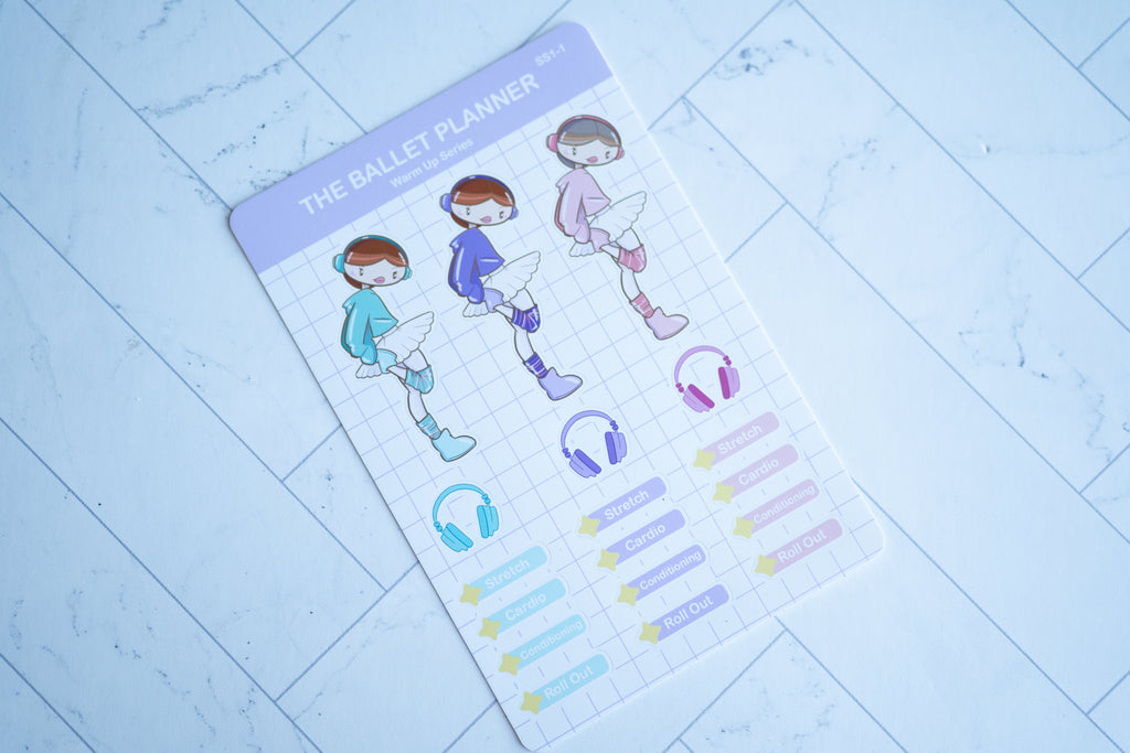 Warm Up Sticker Sheet