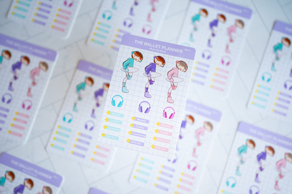 Warm Up Sticker Sheet