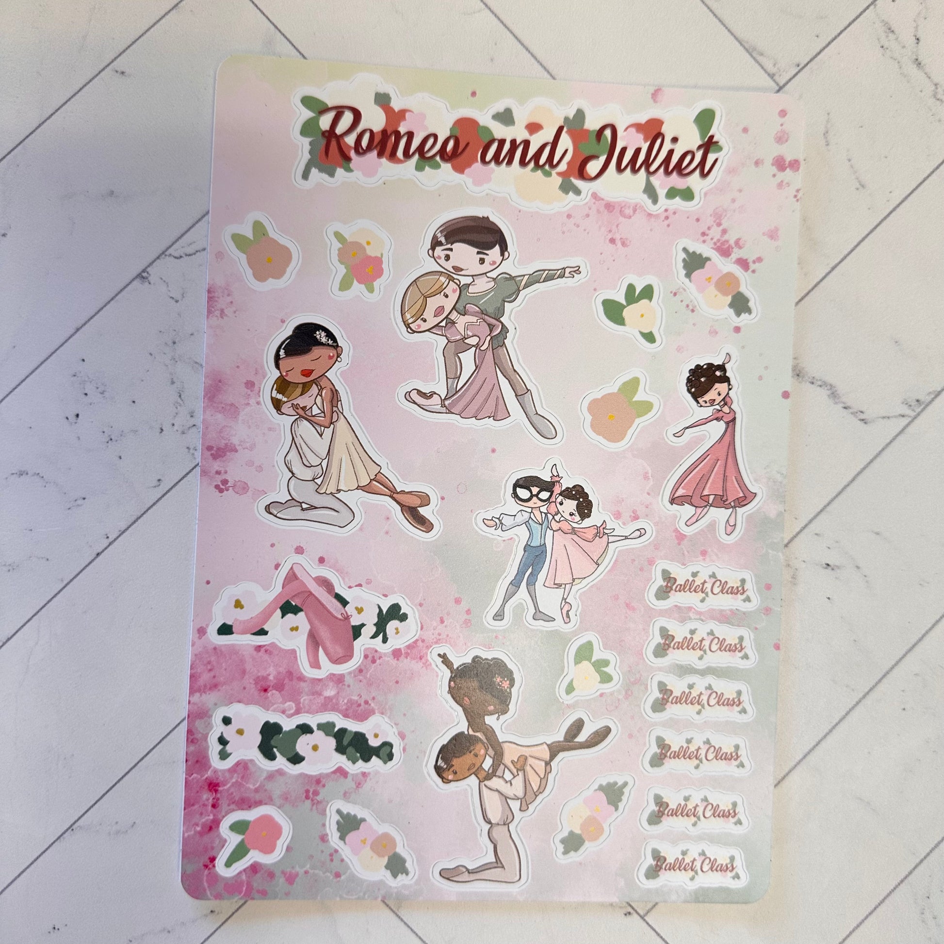 Romeo and Juliet Planner Stickers