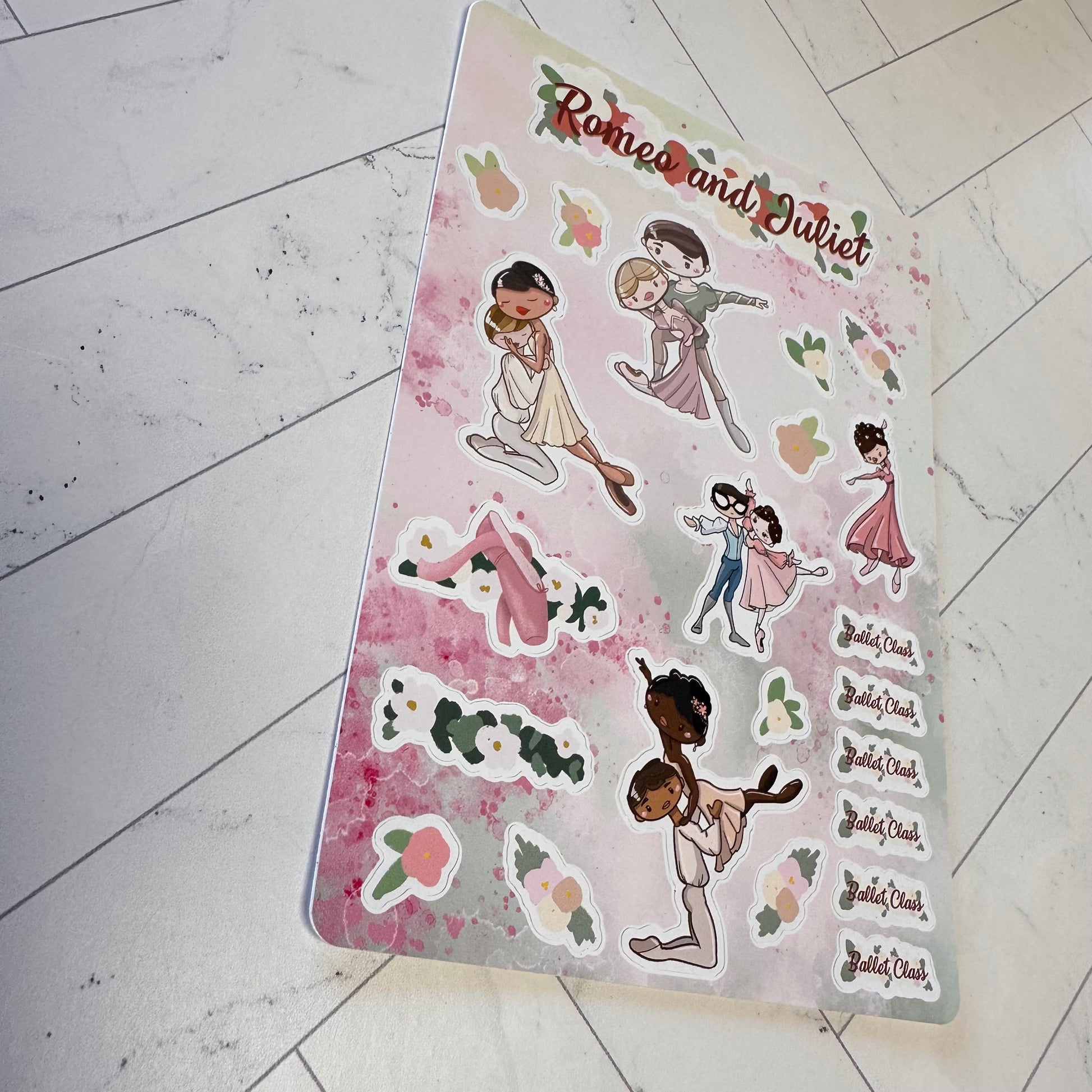 Romeo and Juliet Planner Stickers